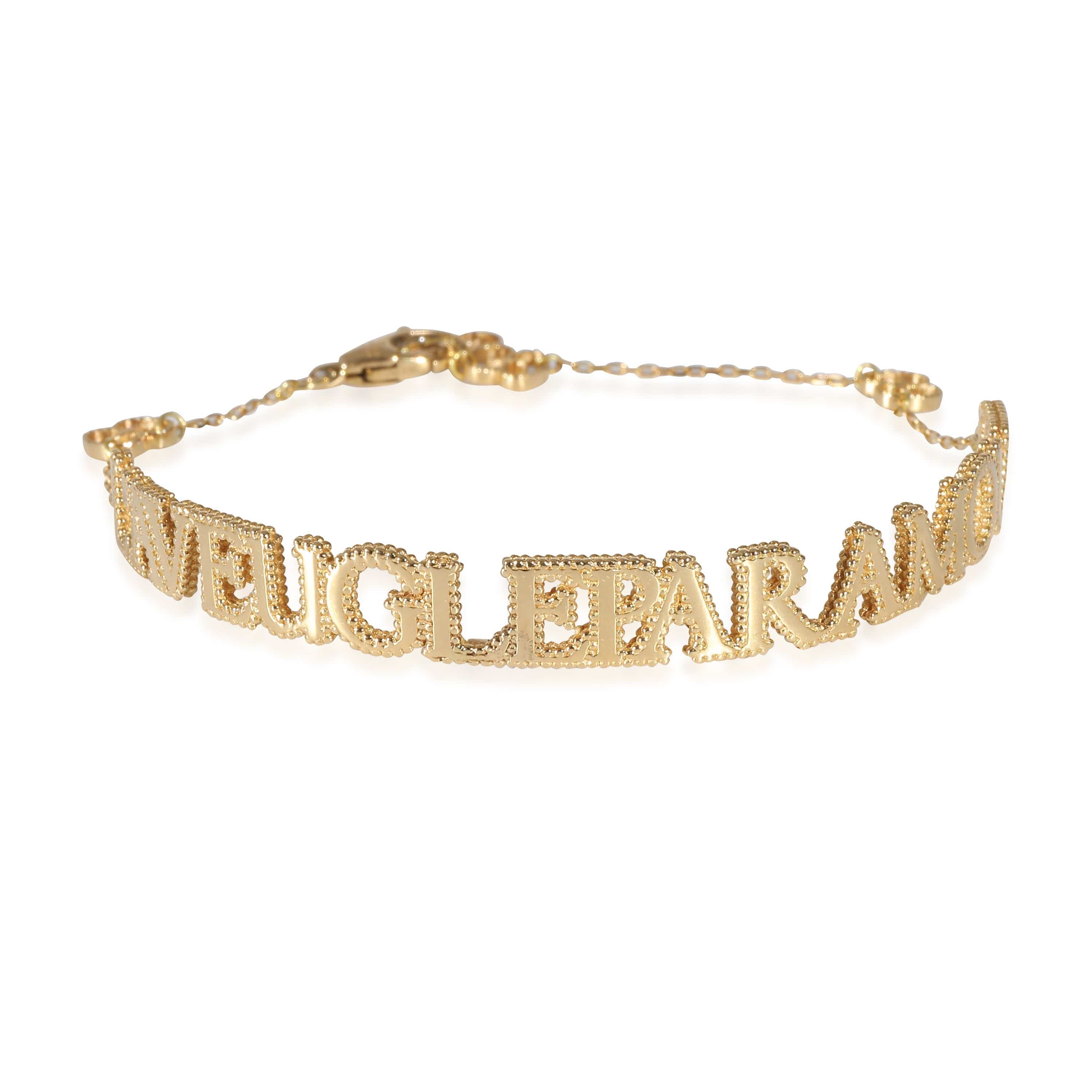 Gucci Gucci L'Aveugle Par Amour Bracelet in 18K Yellow Gold