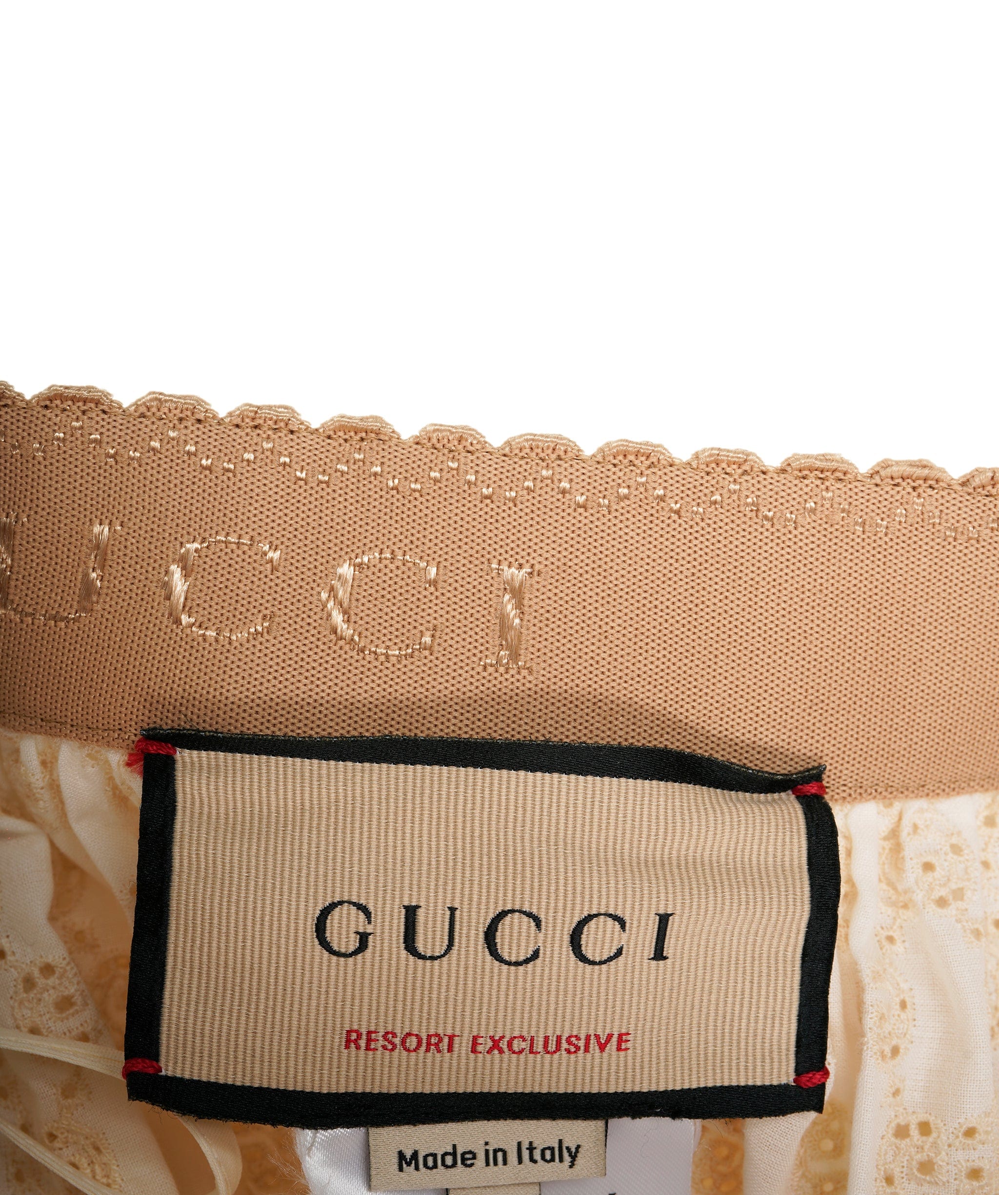 Gucci Gucci cream lace gg maxi skirt size 38 AGL2436