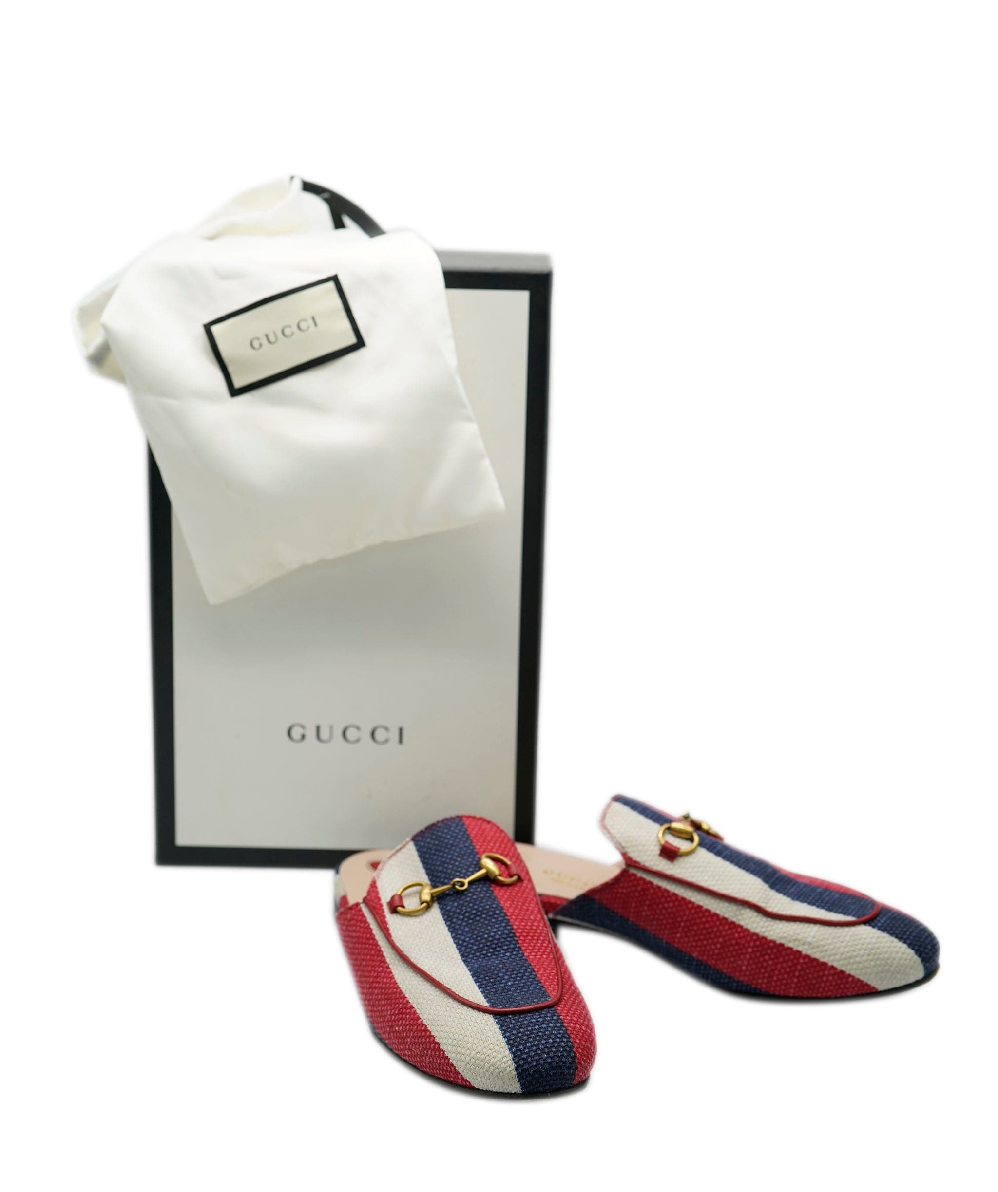 Gucci Gucci stripe prince town loafers - AJC0452
