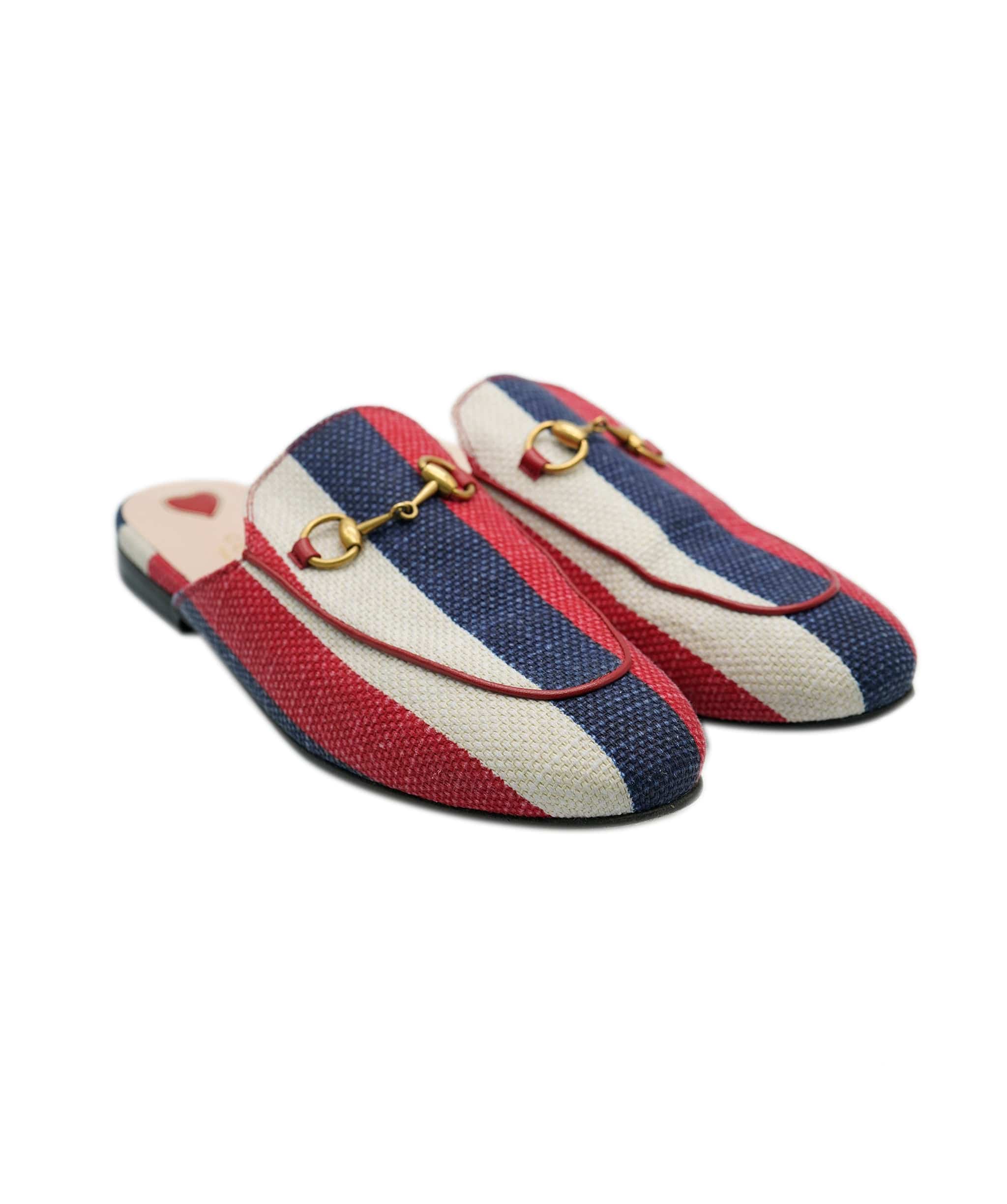 Gucci Gucci stripe prince town loafers - AJC0452