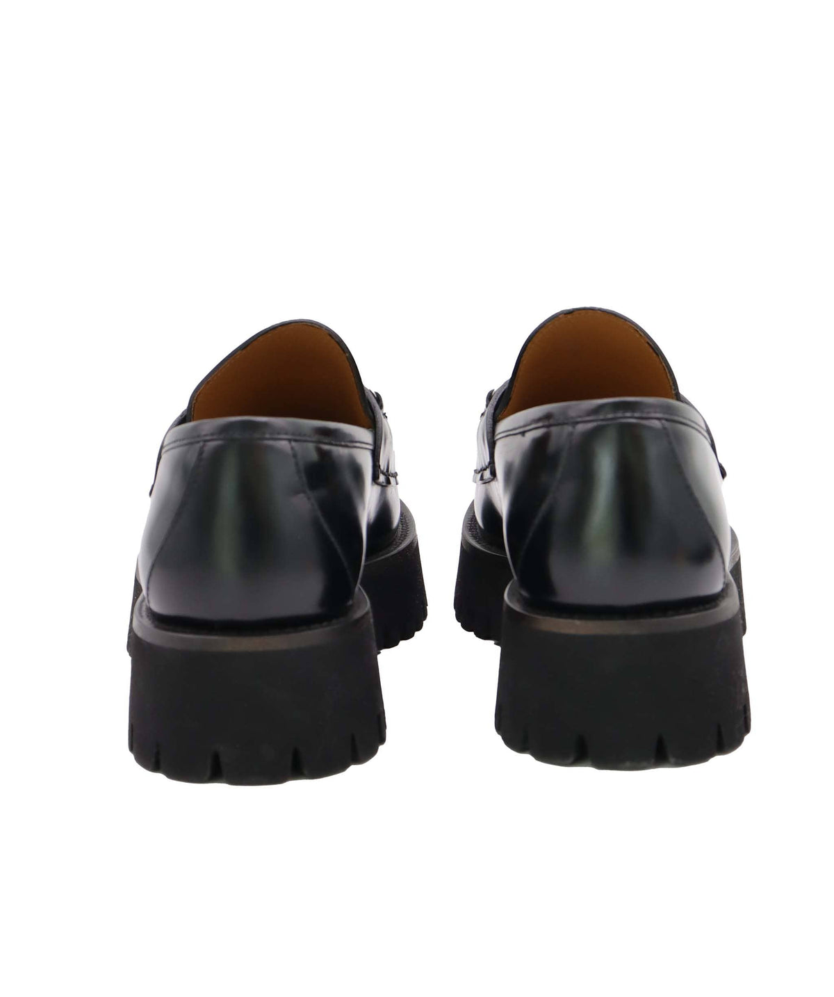 Gucci Gucci Black Leather Horsebit Loafers Size 39 AGC3558