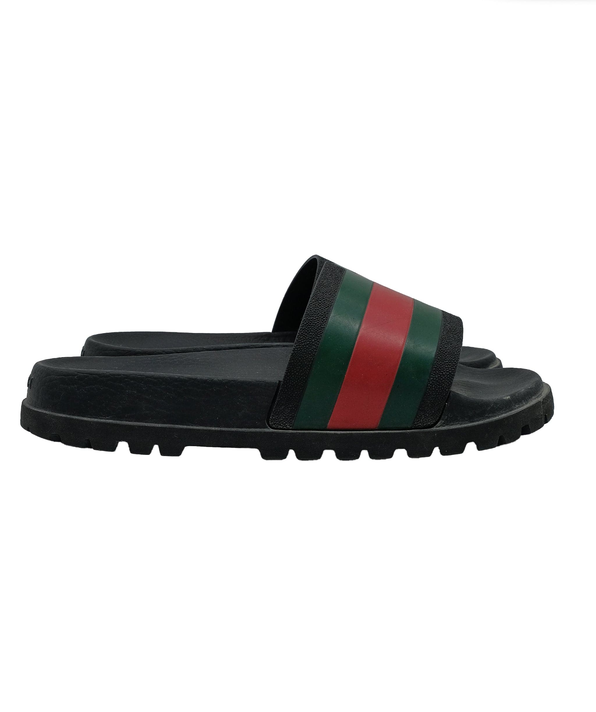 Gucci Gucci slides black green red RJC3192