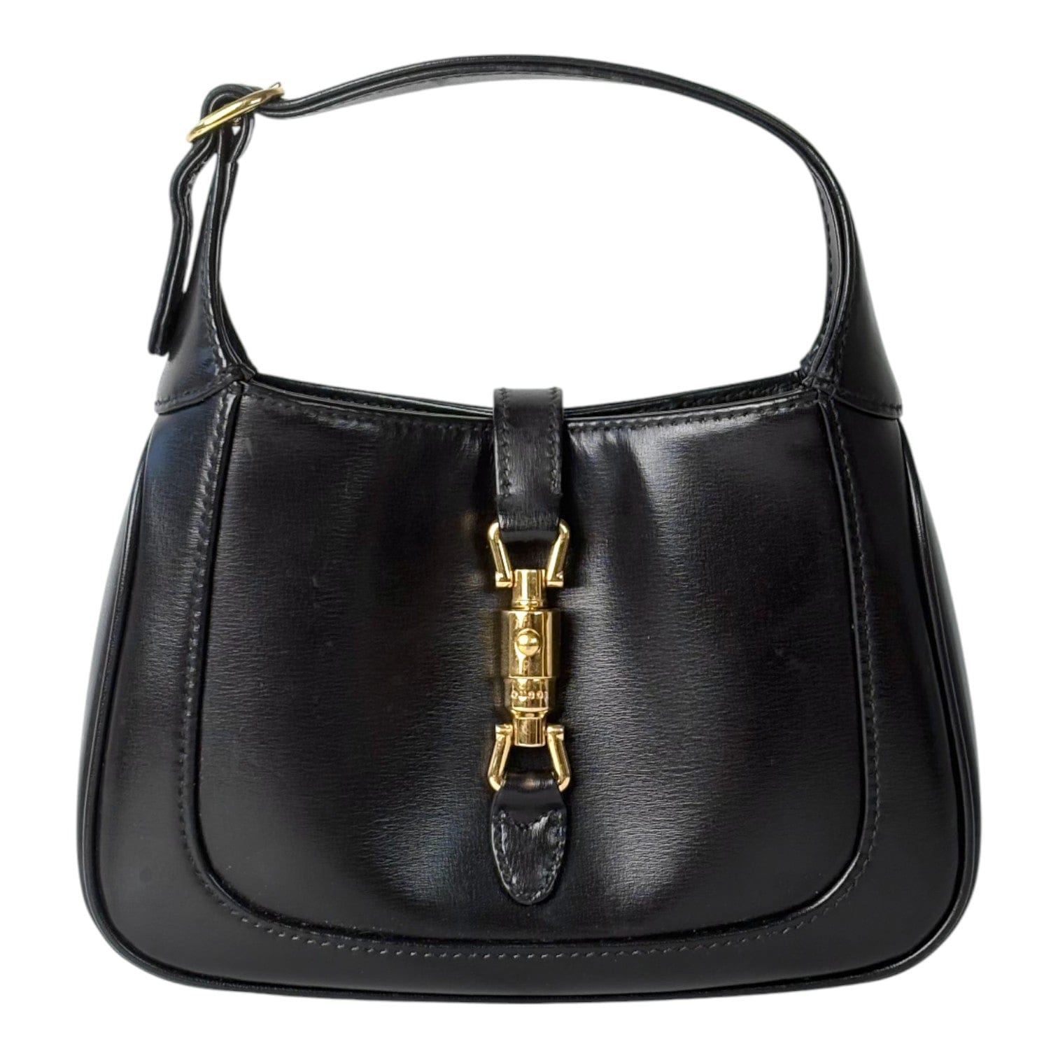 Gucci Gucci 1961 Black Leather Handbag Mini