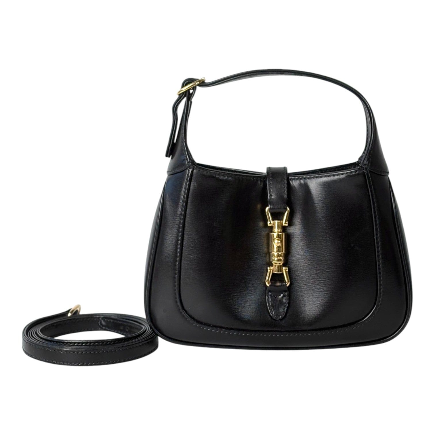 Gucci Gucci 1961 Black Leather Handbag Mini