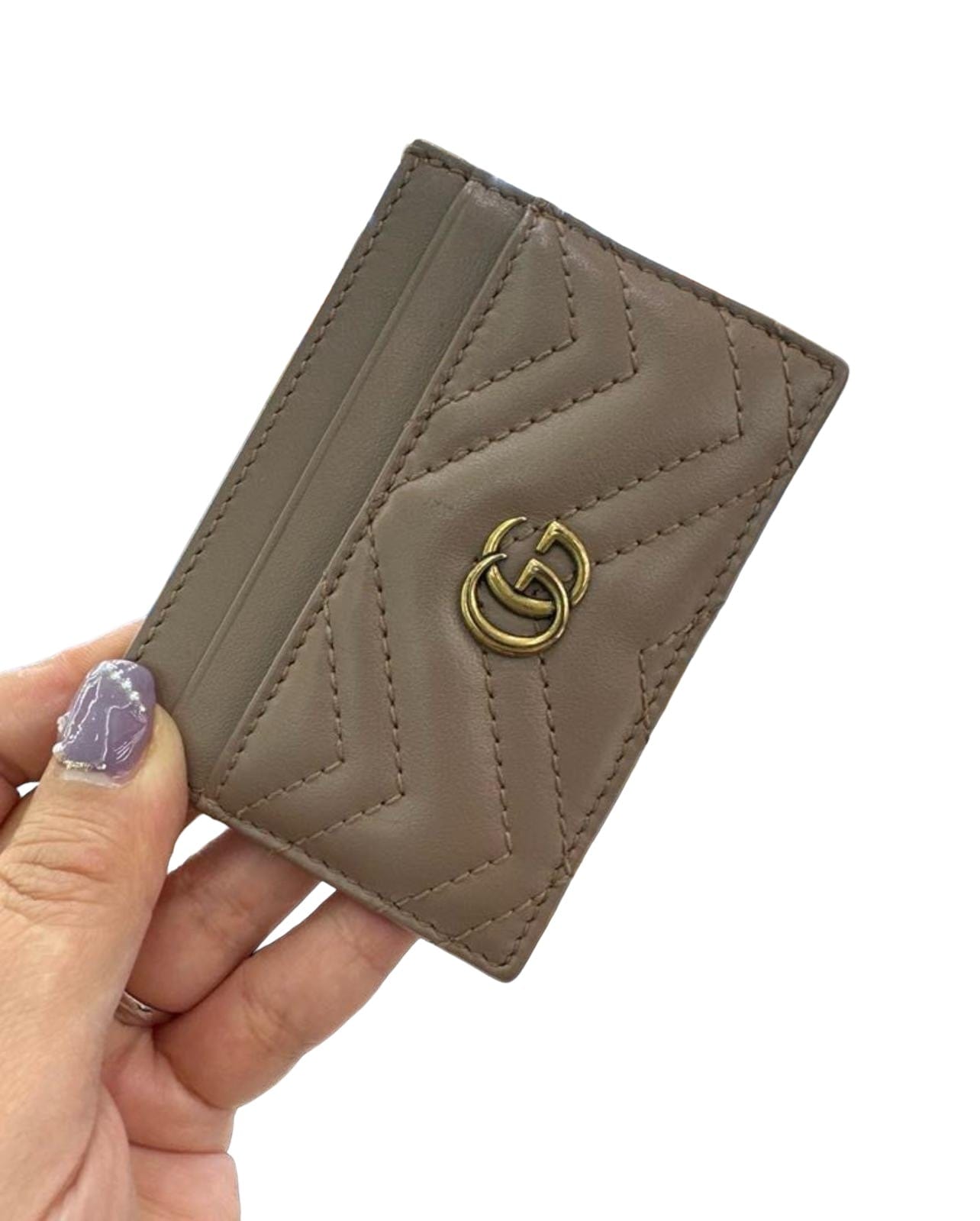 Gucci Gucci Beige Card Holder