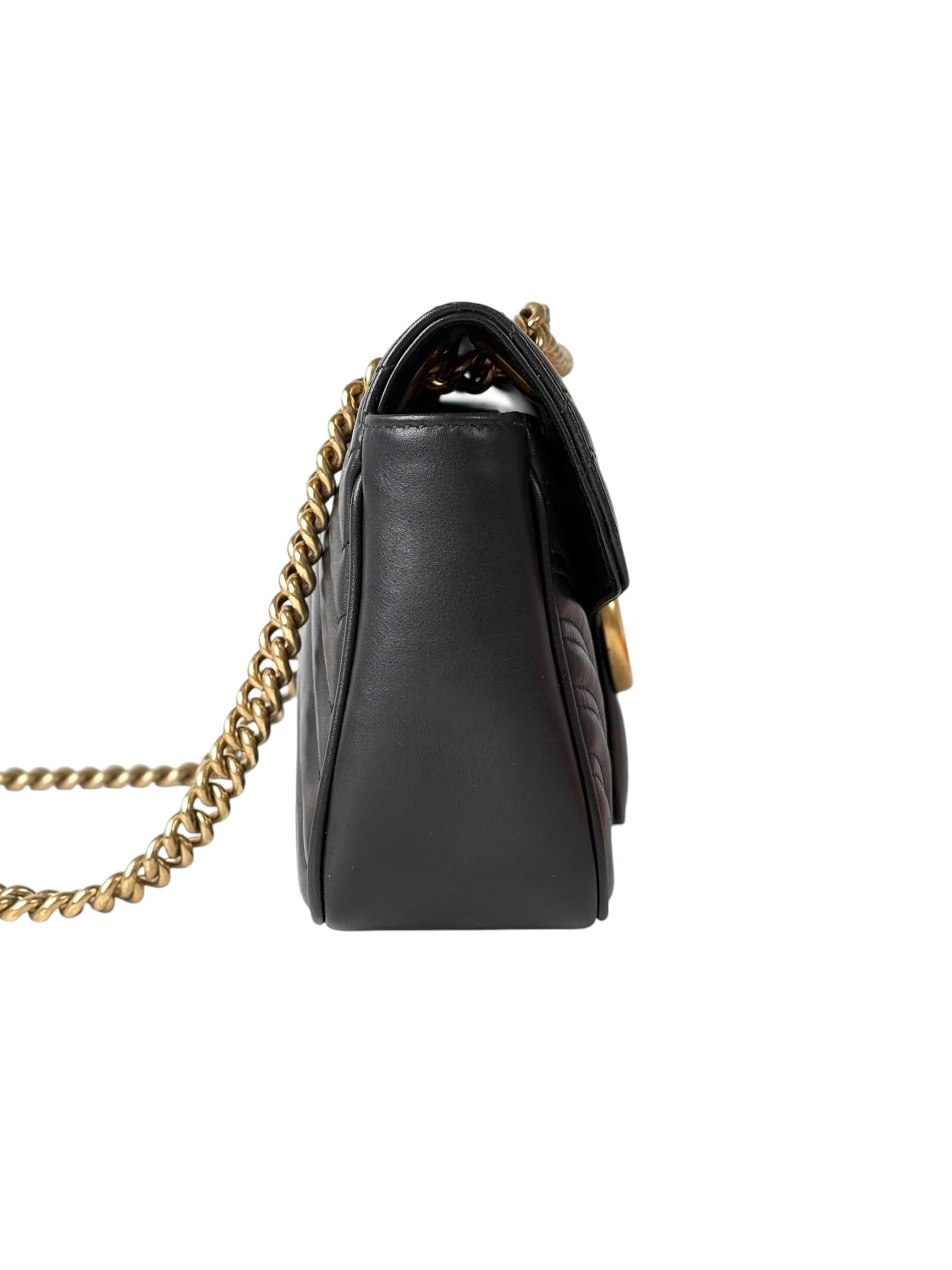 Gucci Gucci Black Medium Marmont Bag