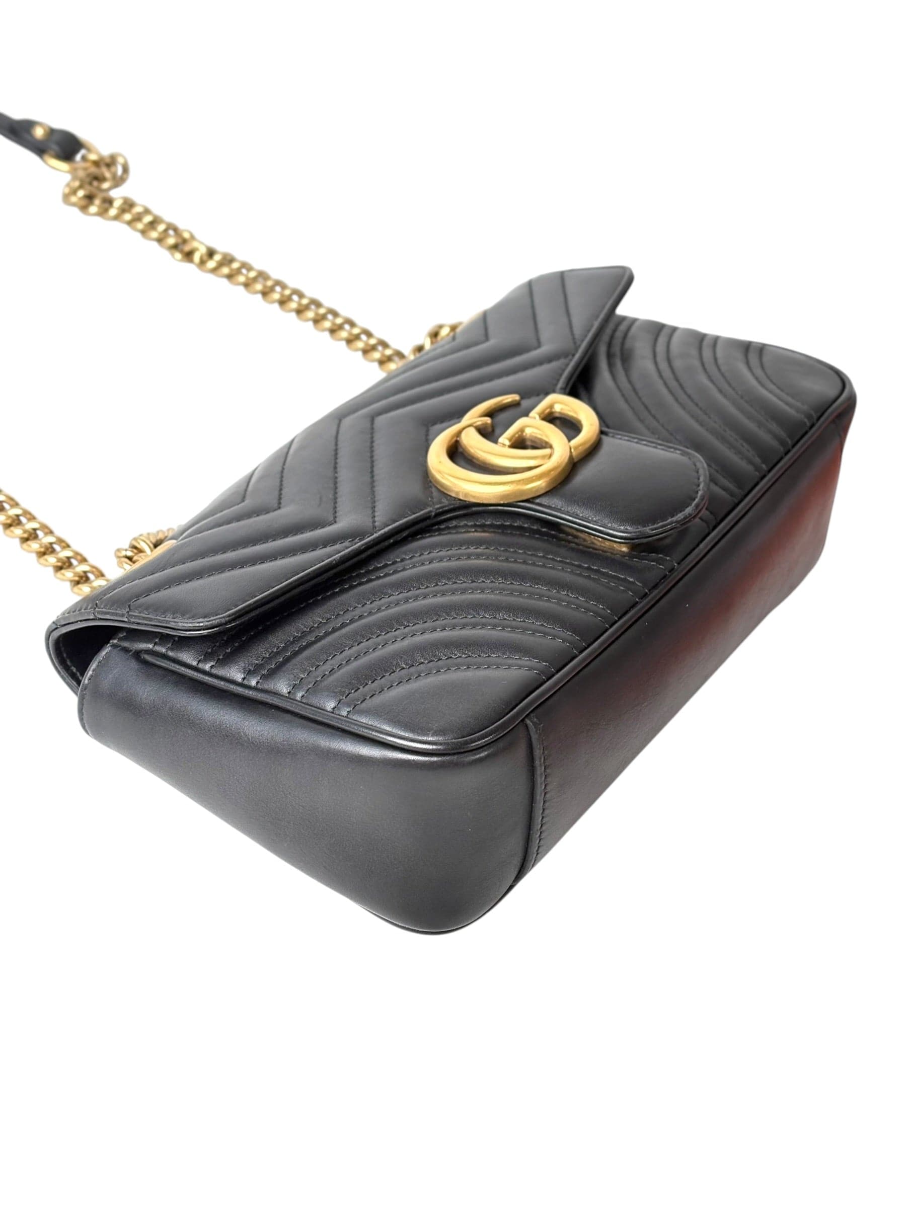 Gucci Gucci Black Medium Marmont Bag