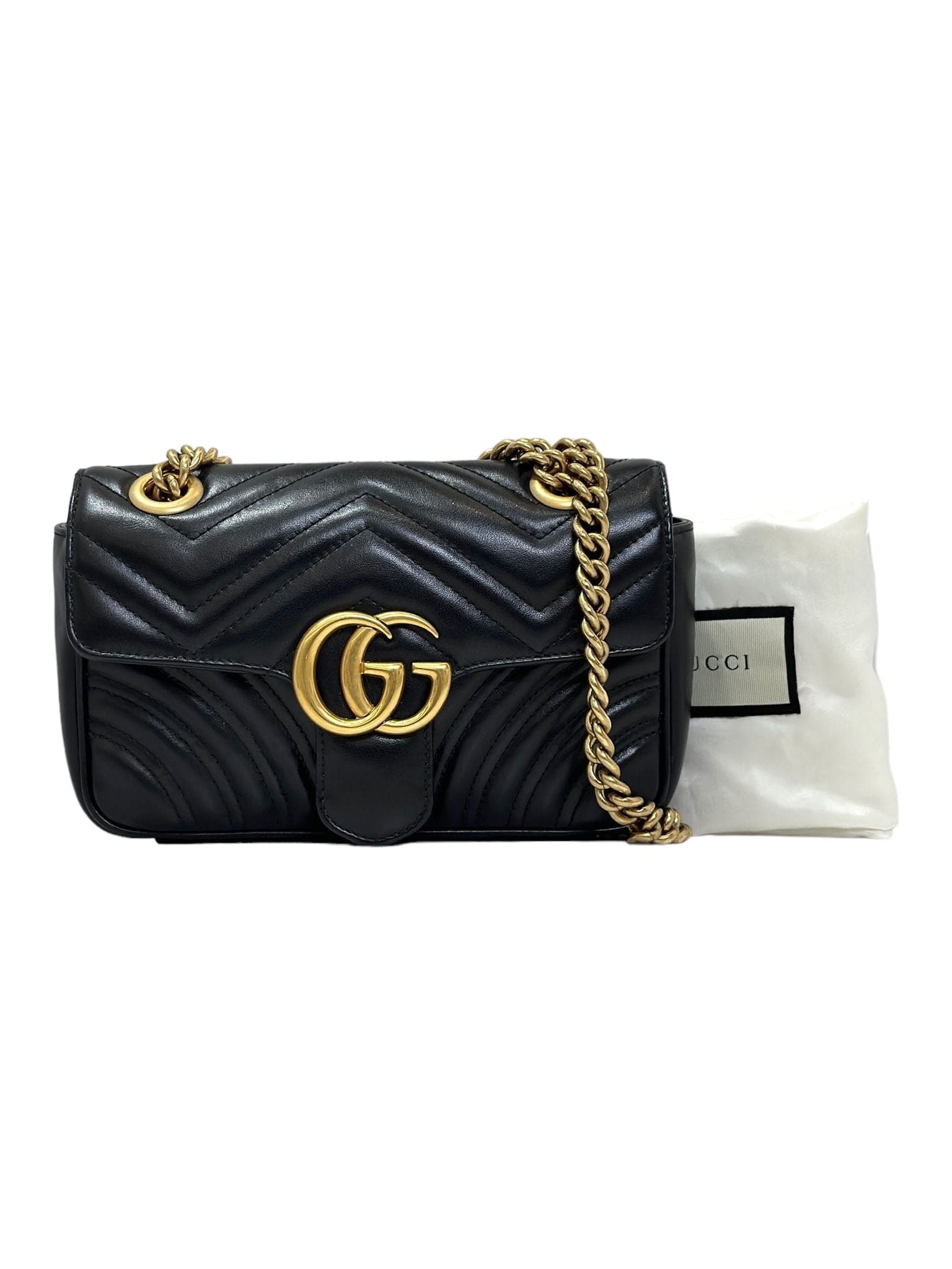 Gucci Gucci Black Mini Marmont bag