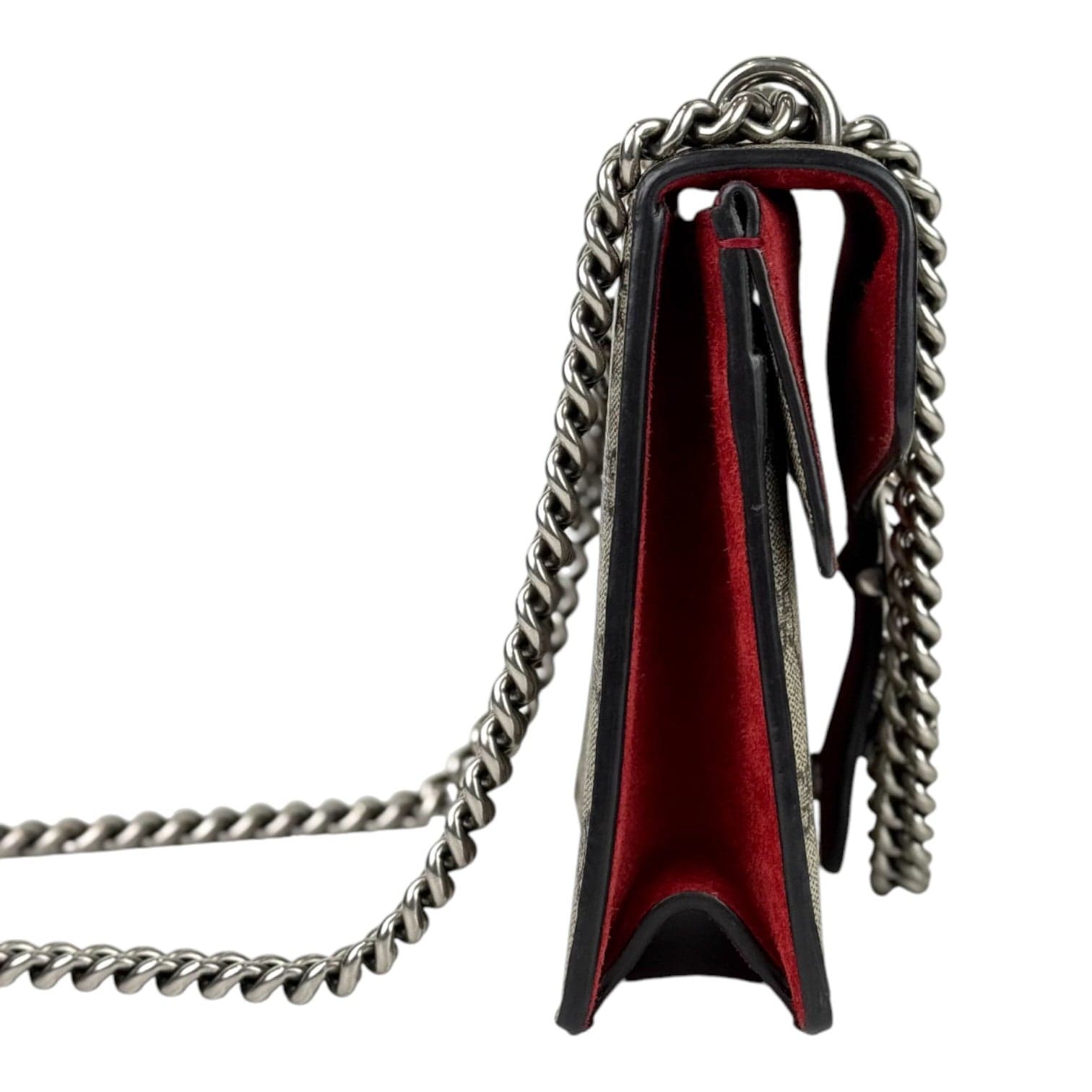 Gucci Gucci Dionysus Mini GG Canvas & Suede Bag