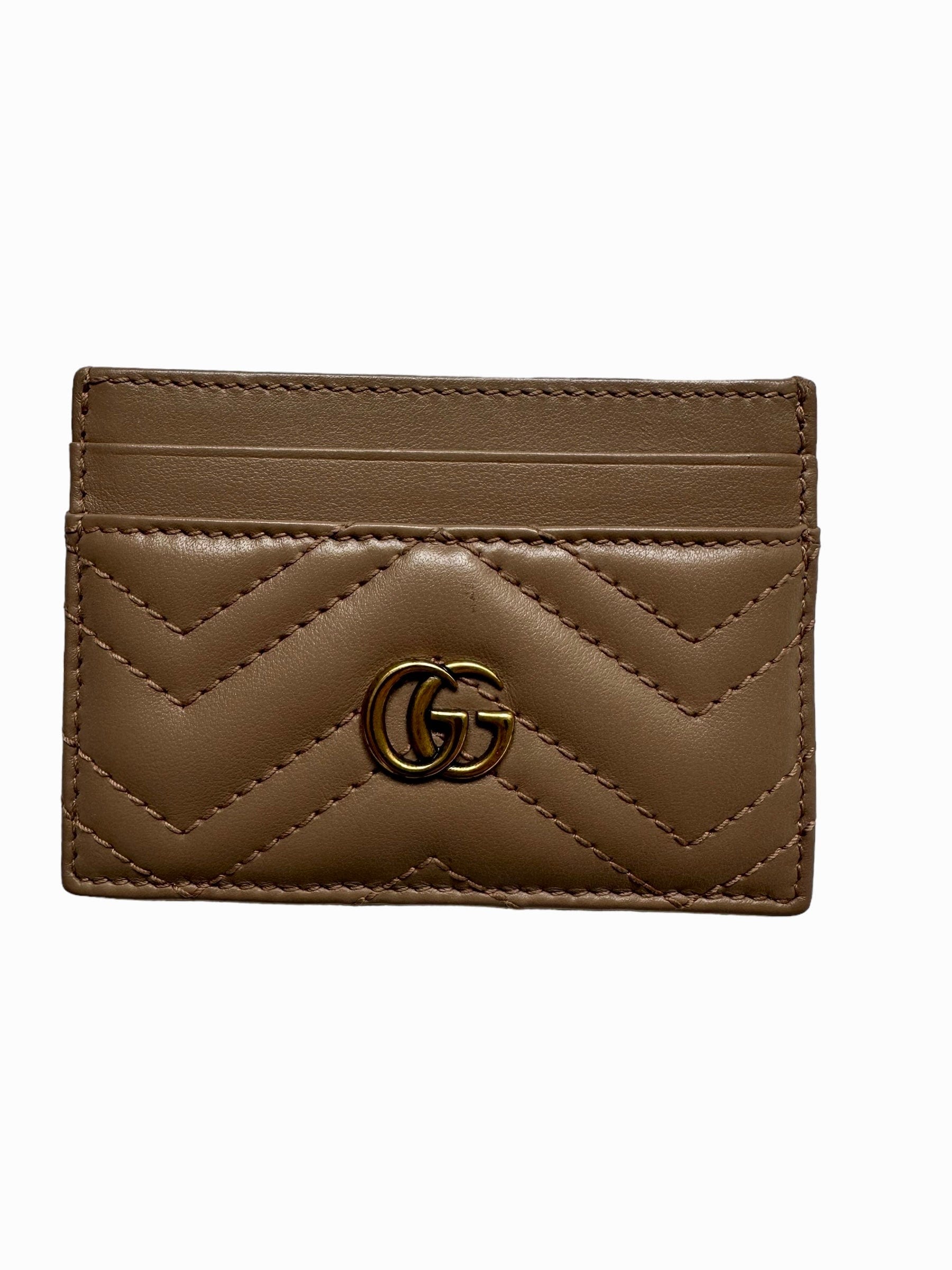 Gucci Gucci GG Beige Card Holder