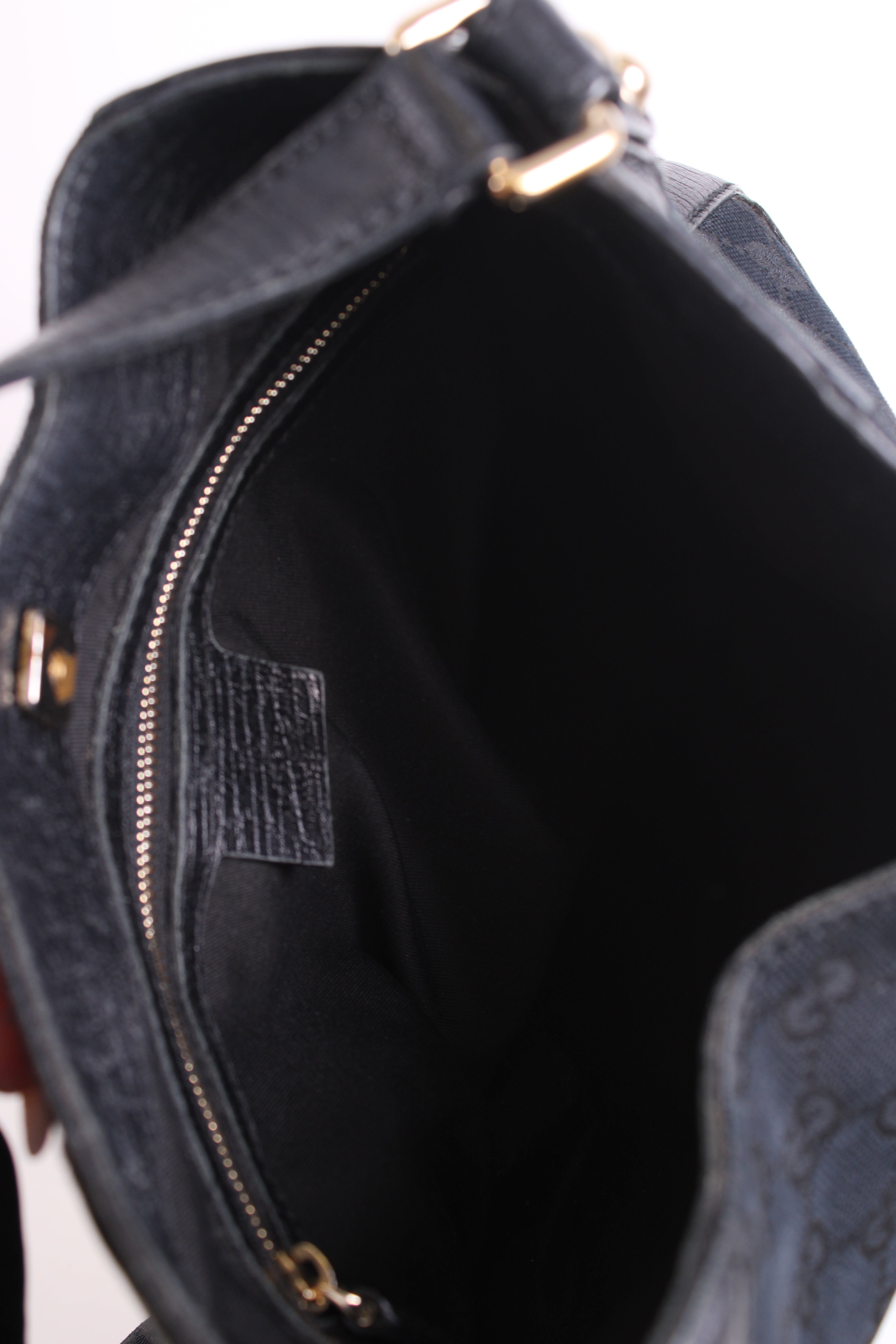 Gucci Gucci GG Horesbit Hasler Hobo Bag Black