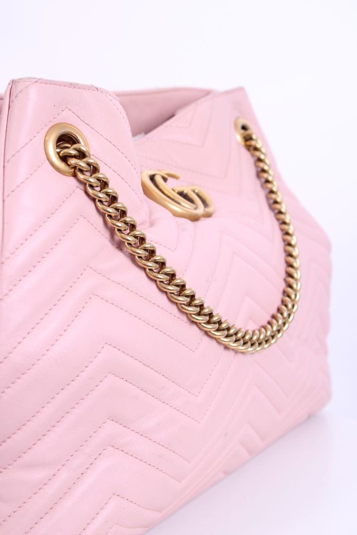 Gucci Gucci GG Marmont Shoulder Bag Pink