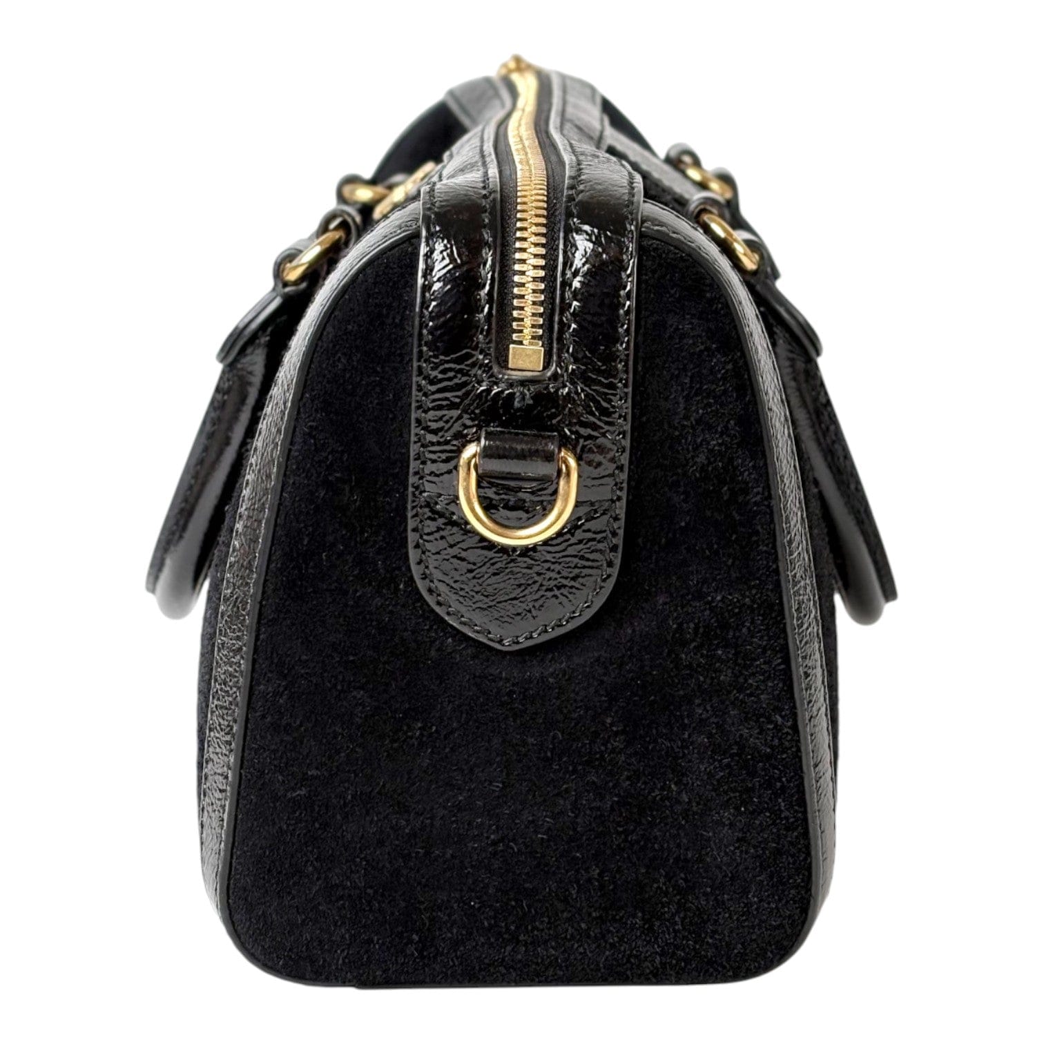 Gucci Gucci GG Medium Ophidia Suede Shoulder Bag
