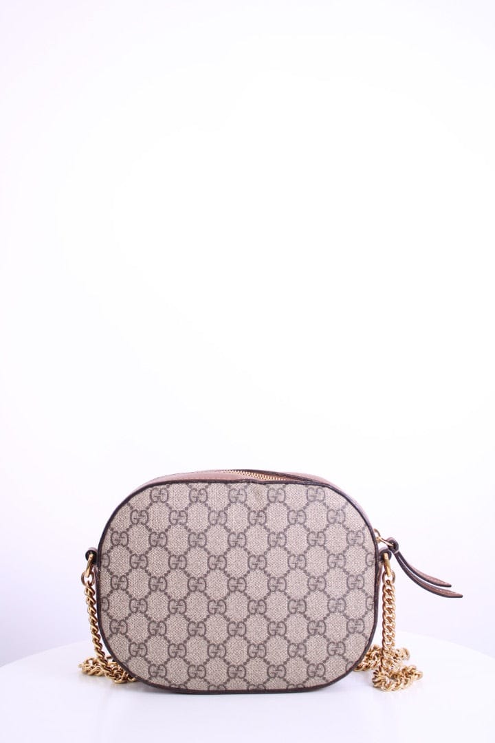 Gucci Gucci GG Supreme Bee Crossbody Brown