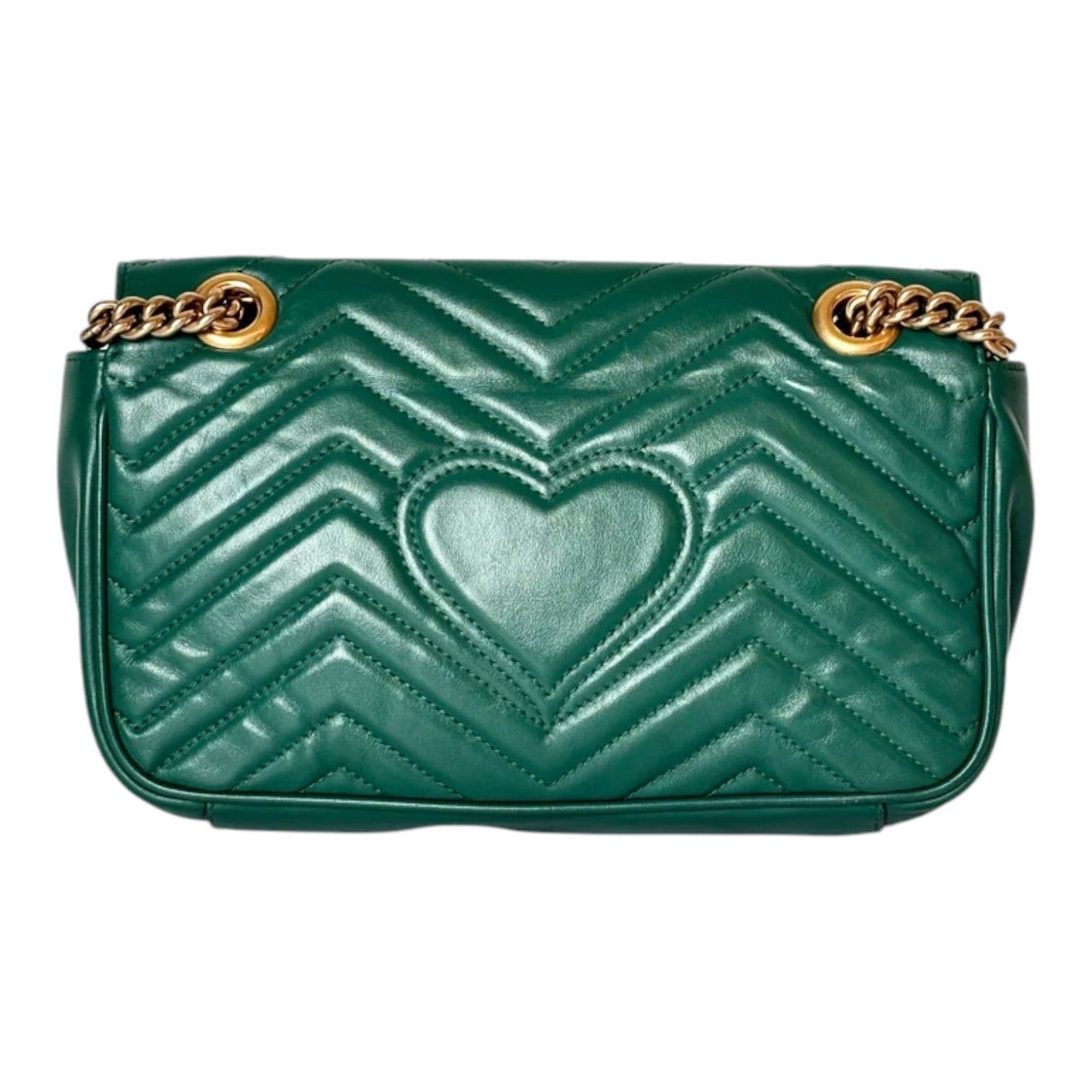 Gucci Gucci Green Marmont Medium Bag