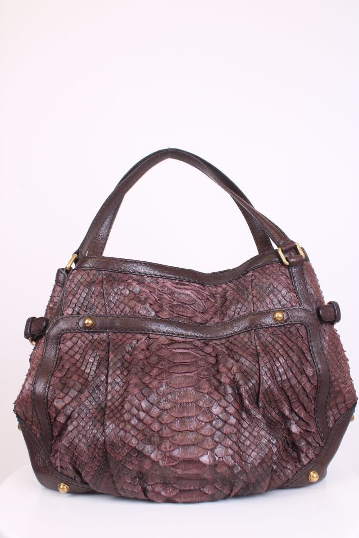 Gucci Gucci Jockey Hobo Aubergine