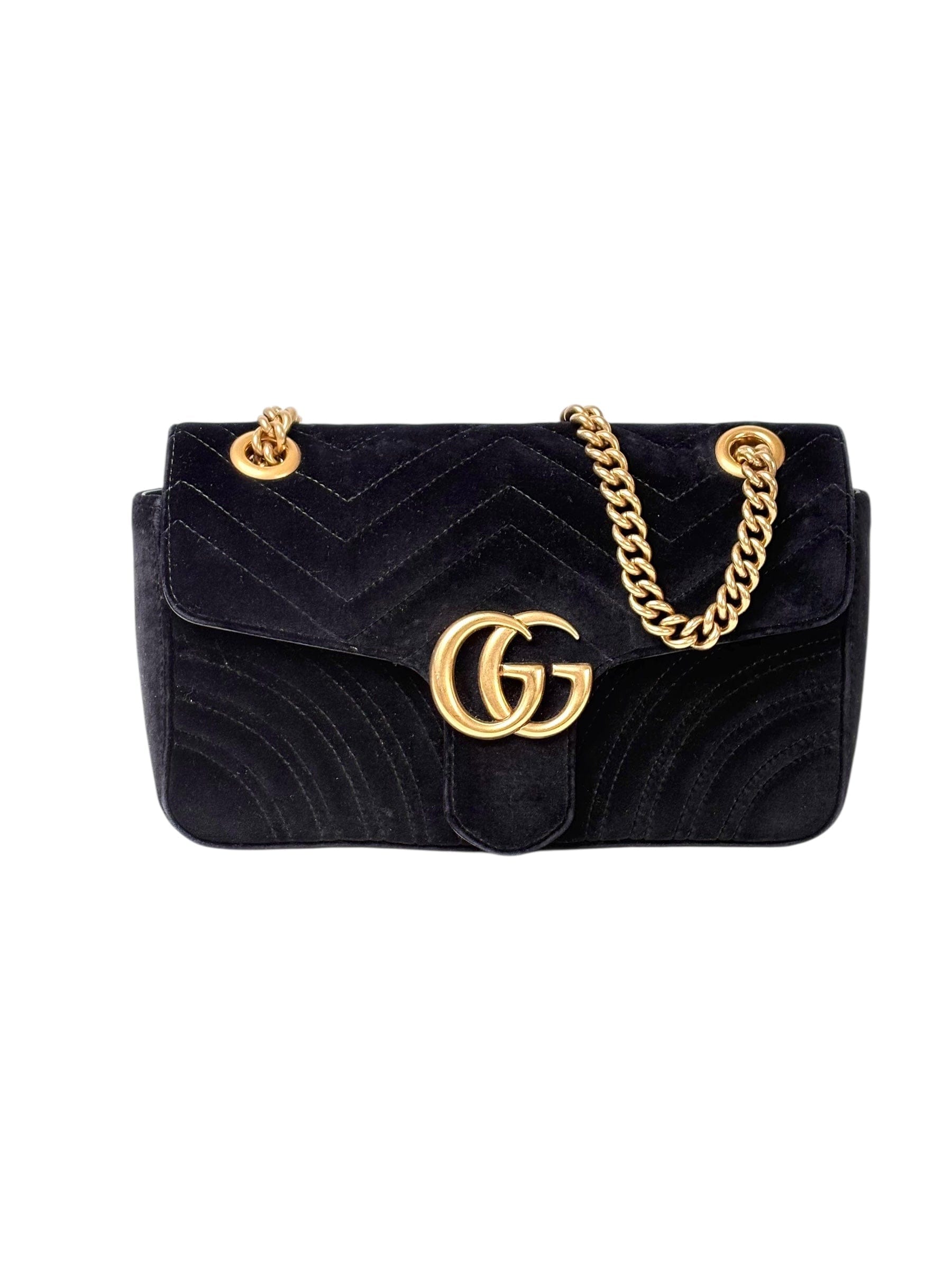 Gucci Gucci Marmont Small Bag Black Velvet