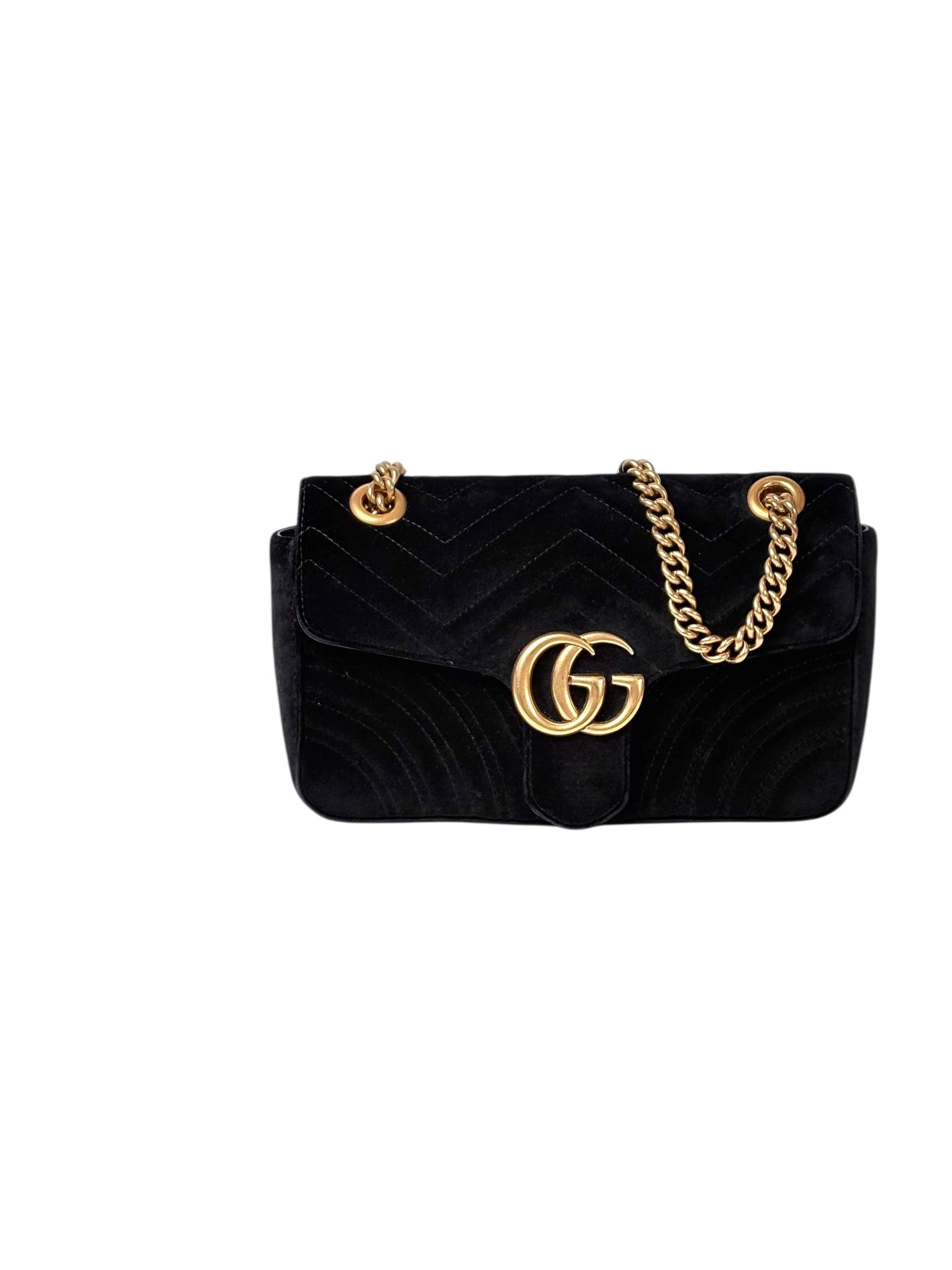 Gucci Gucci Marmont Small Bag Black Velvet