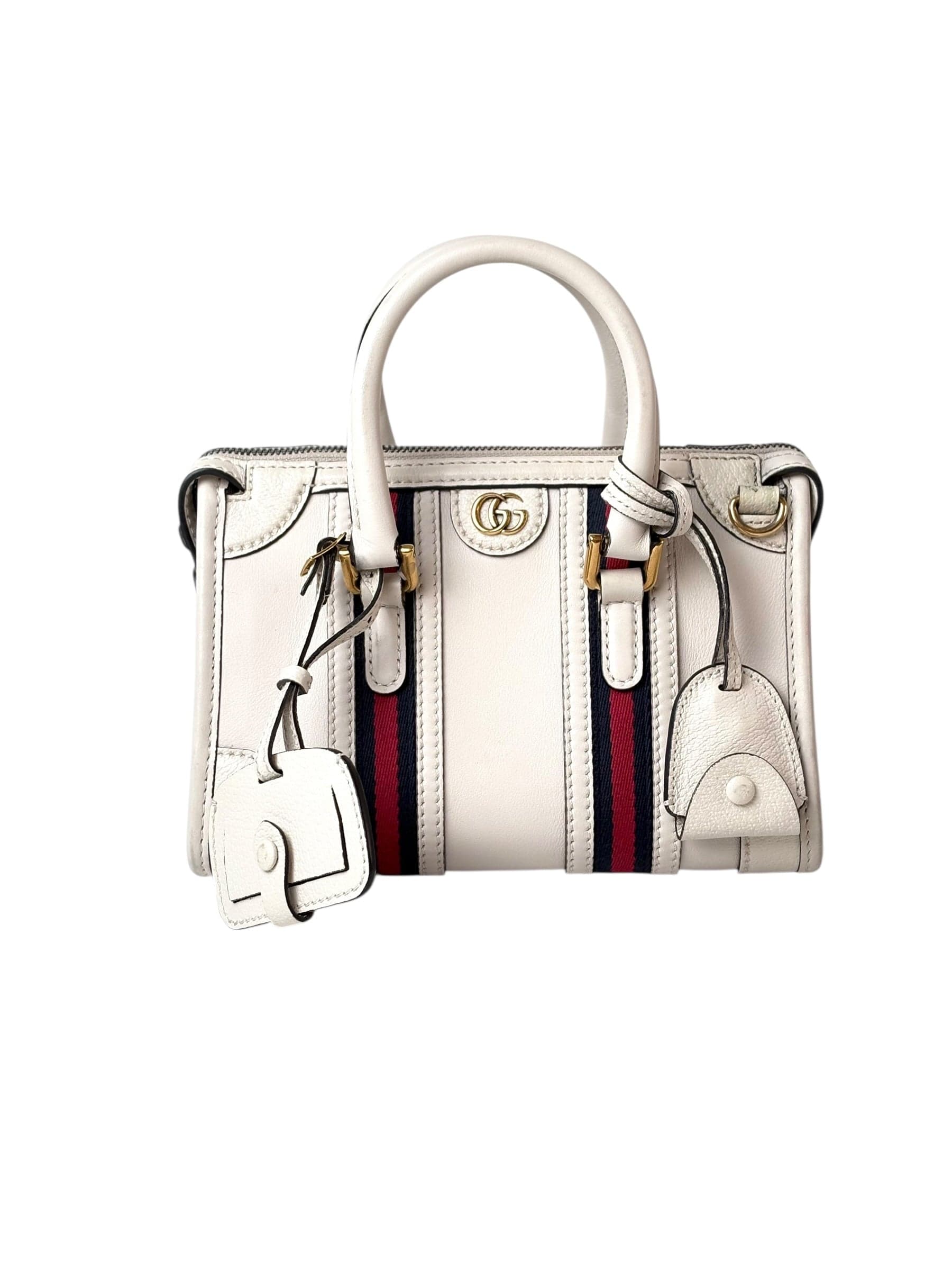 Gucci Gucci Ophidia Top Handle Bag With Strap