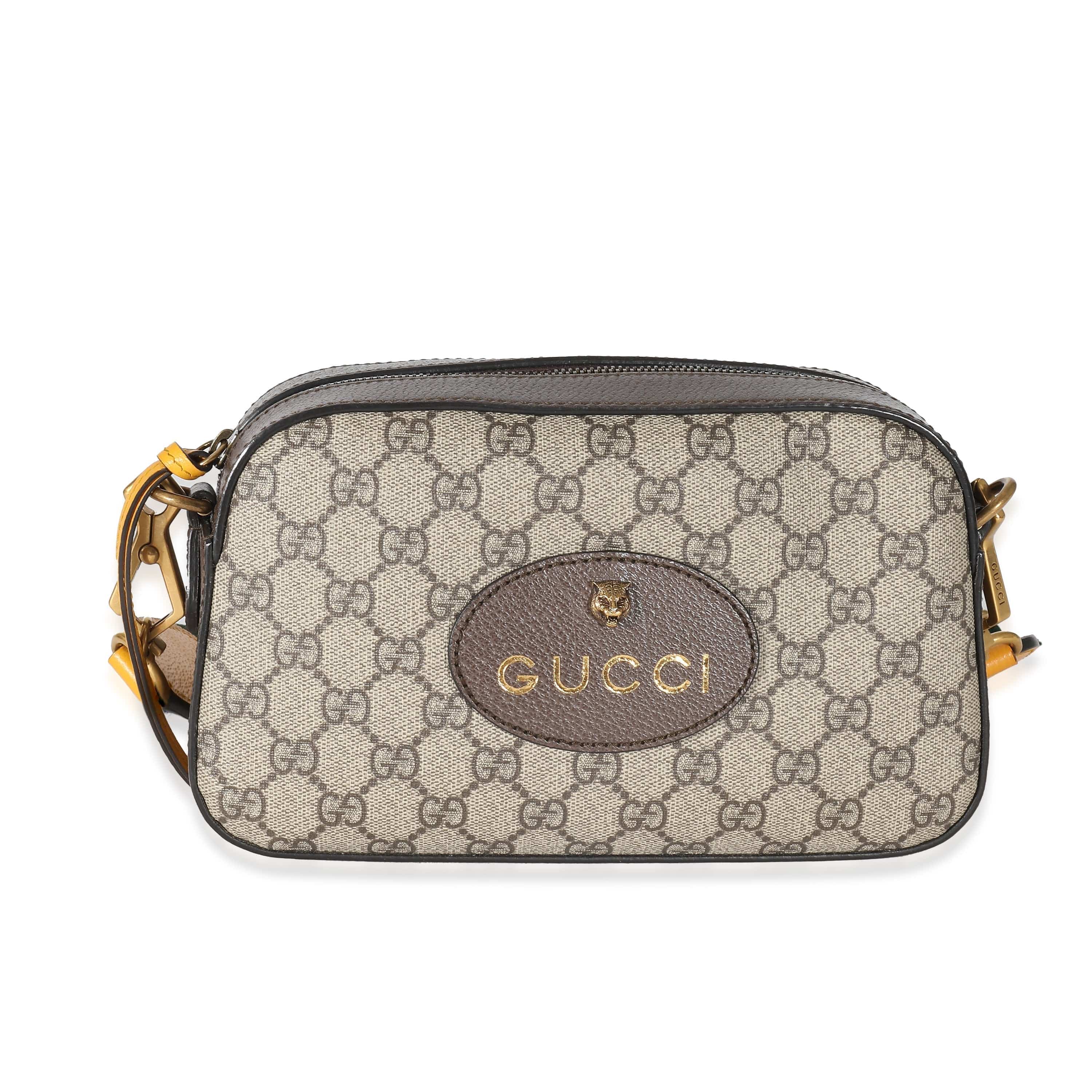 Gucci Gucci Beige Vintage GG Supreme Canvas Neo Messenger