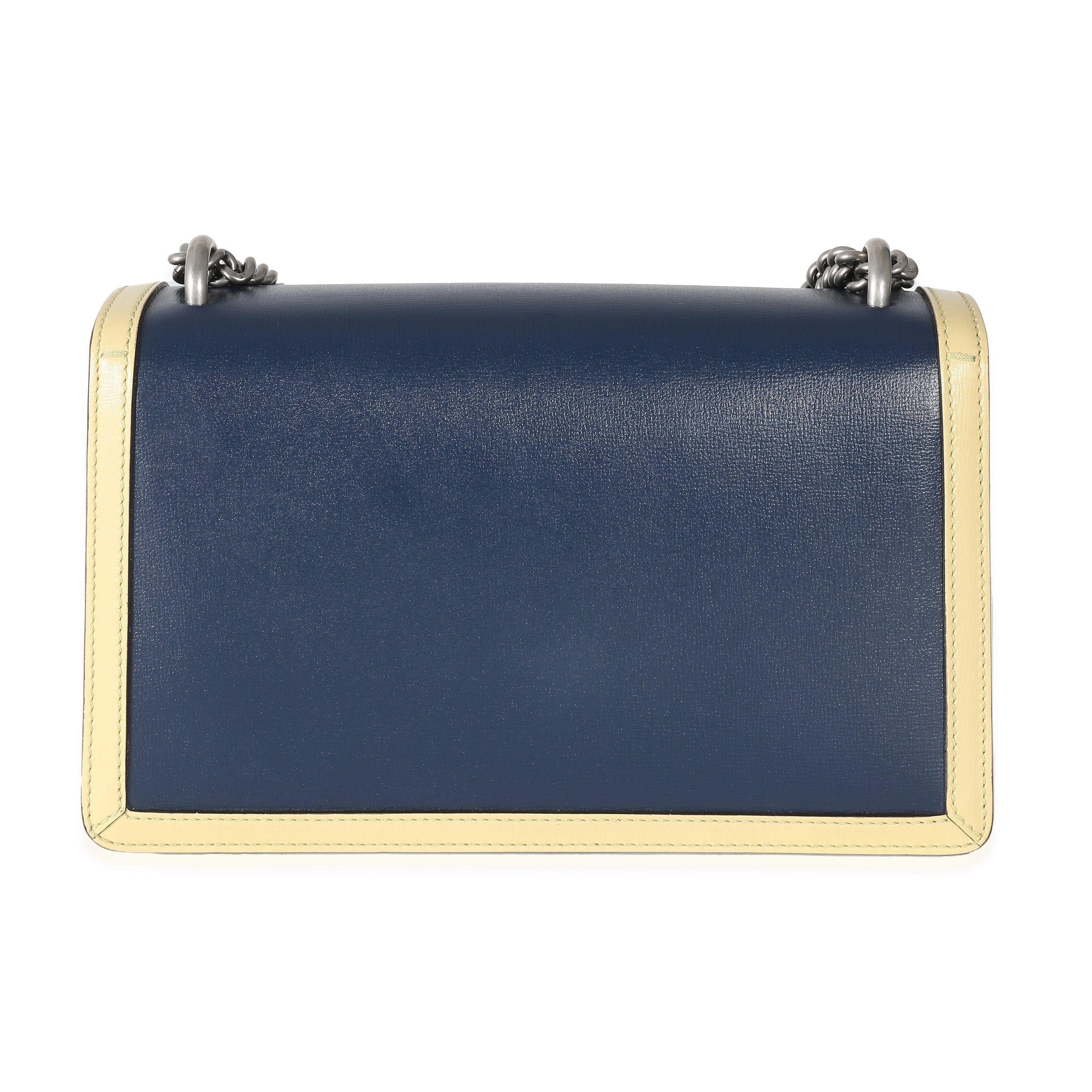 Gucci Gucci Multicolor Navy Calfskin Enamel Small Dionysus Bag