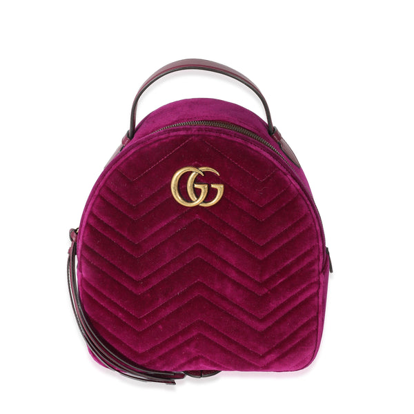 Gucci velvet sale purple bag