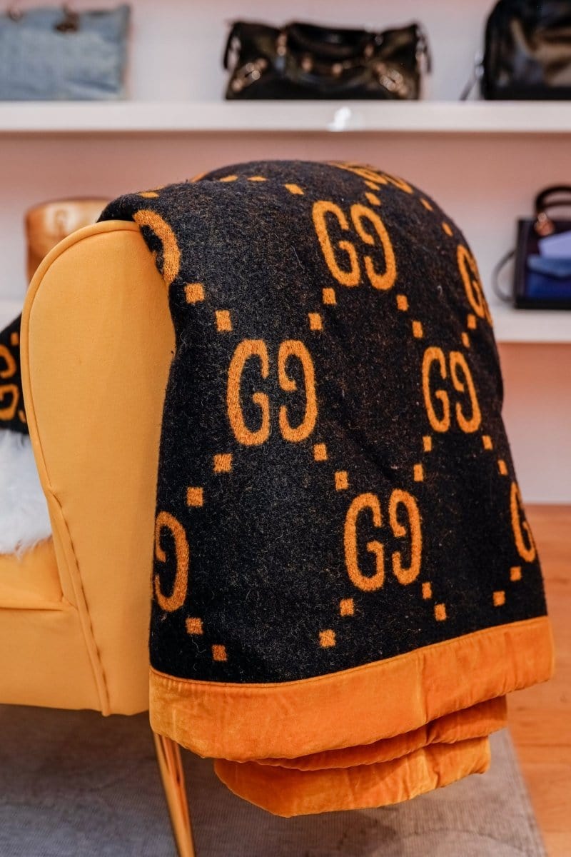 4. LP x C Gucci Wool GG Blanket - AGL1679