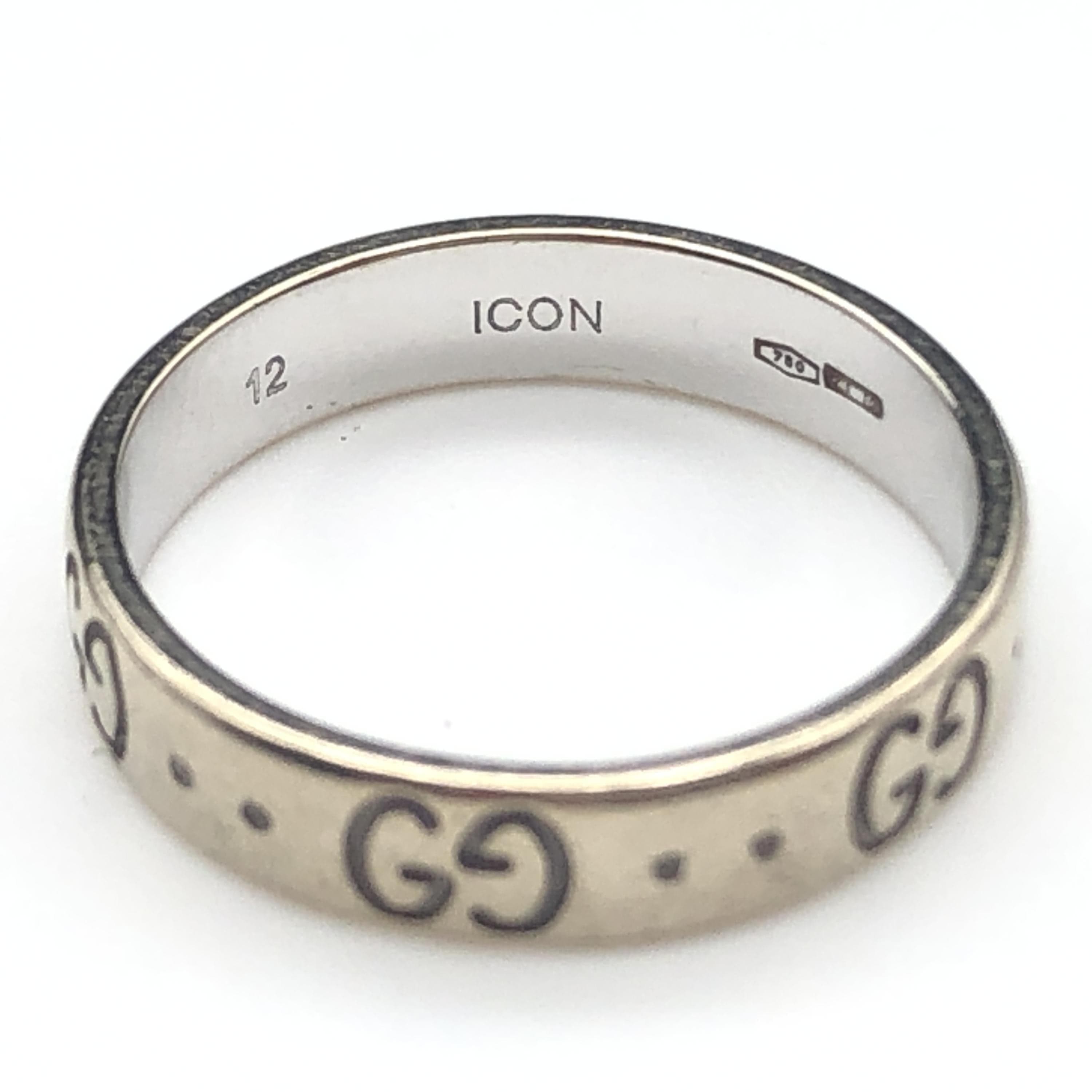 Gucci Gucci Icon Ring, WG750, 3.4g, US Size 6 ALC3266
