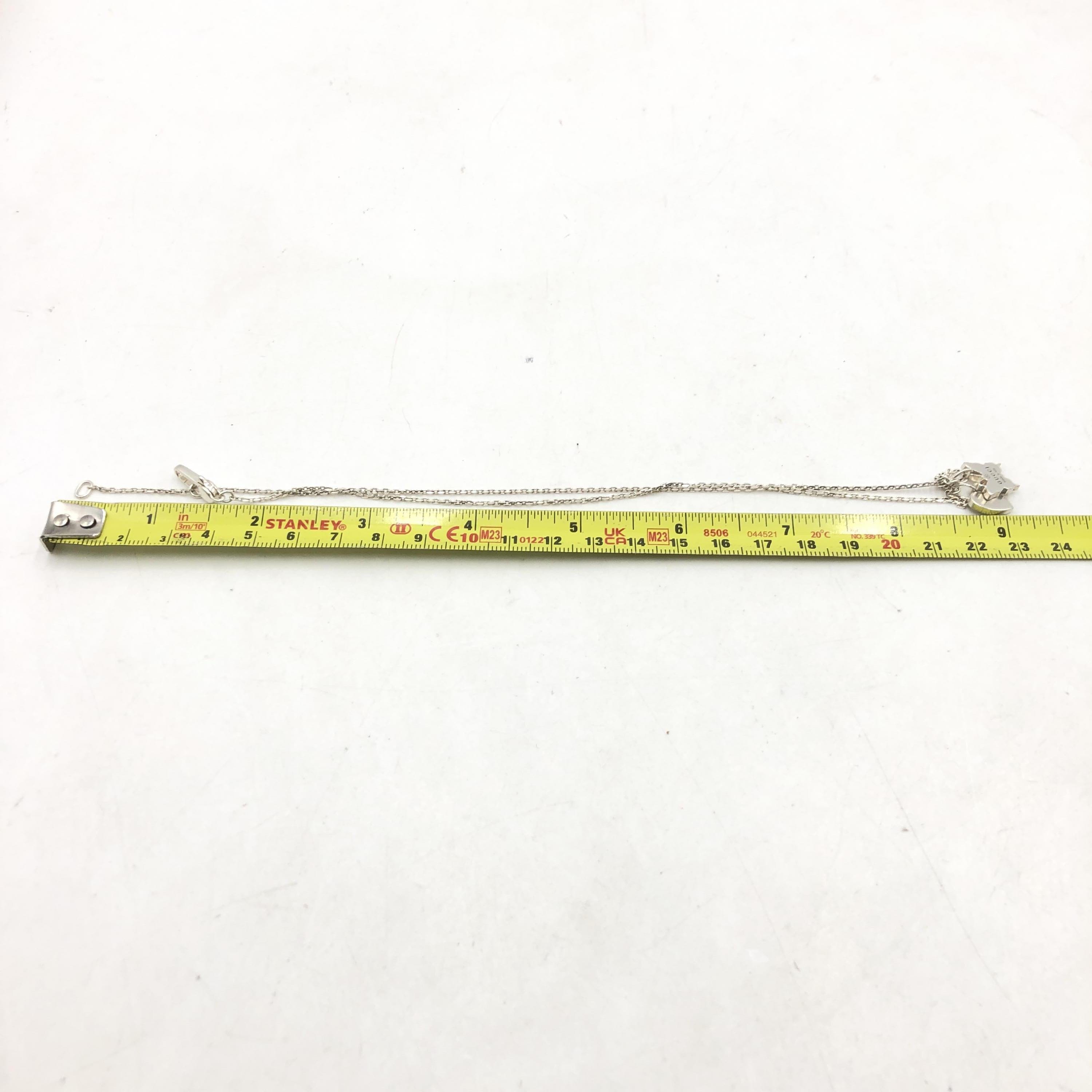 Gucci Gucci Necklace, Heart and butterfly, Silver 925 ALC3258