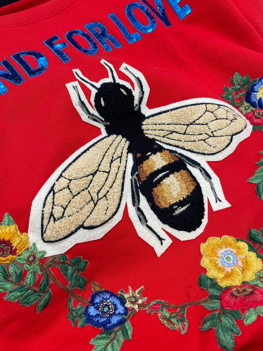 Gucci top bee jumper