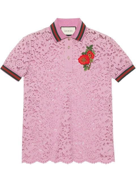 Pink gucci shirt best sale