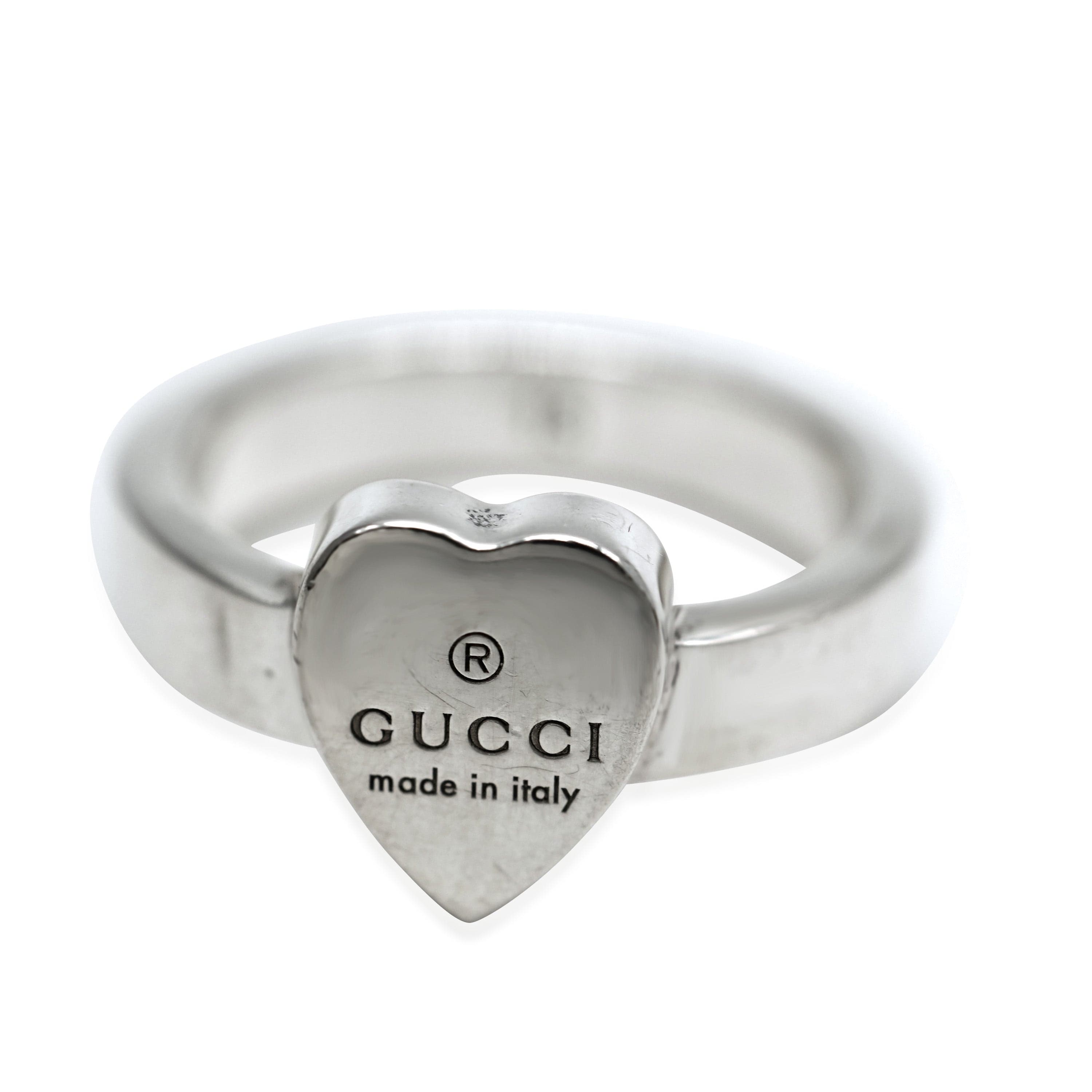 Gucci Gucci Trademark Heart Ring in Sterling Silver