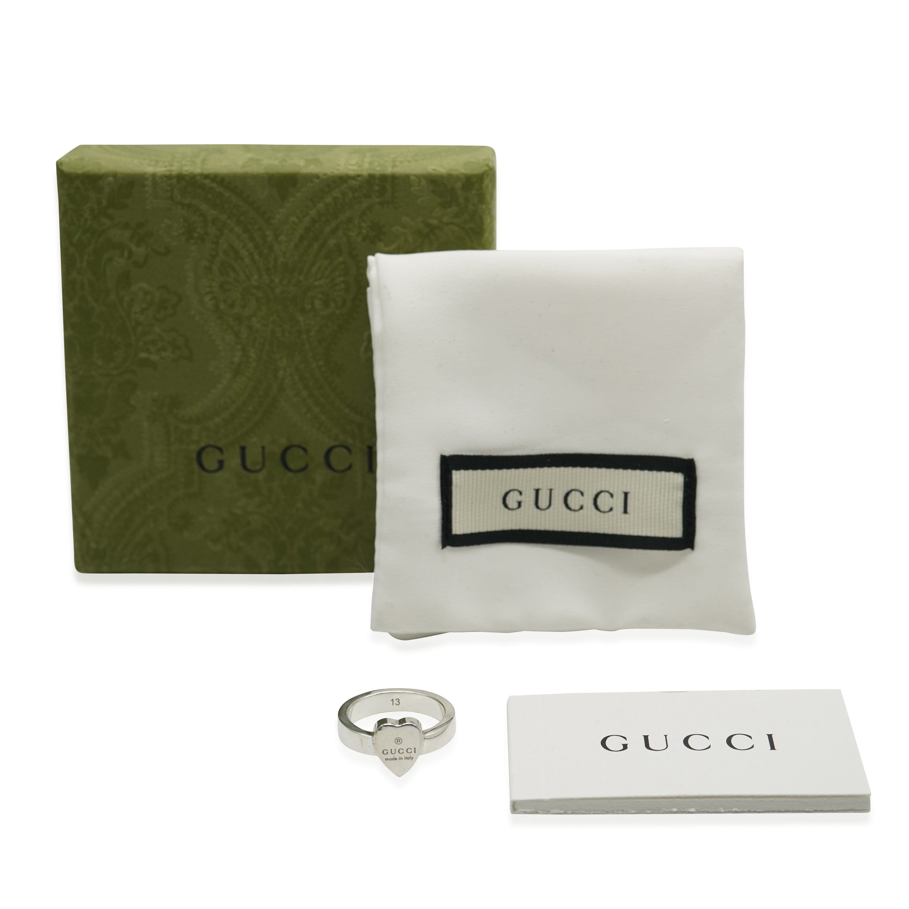 Gucci Gucci Trademark Heart Ring in Sterling Silver