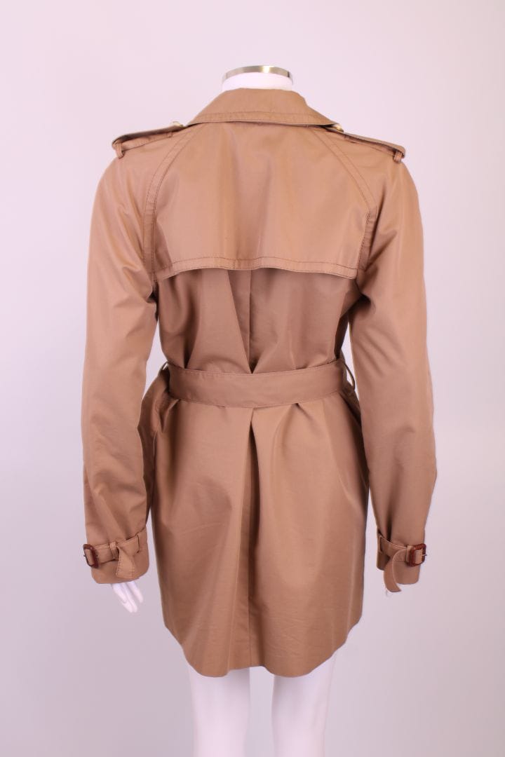 Gucci Gucci Pearl Button Trench Beige L