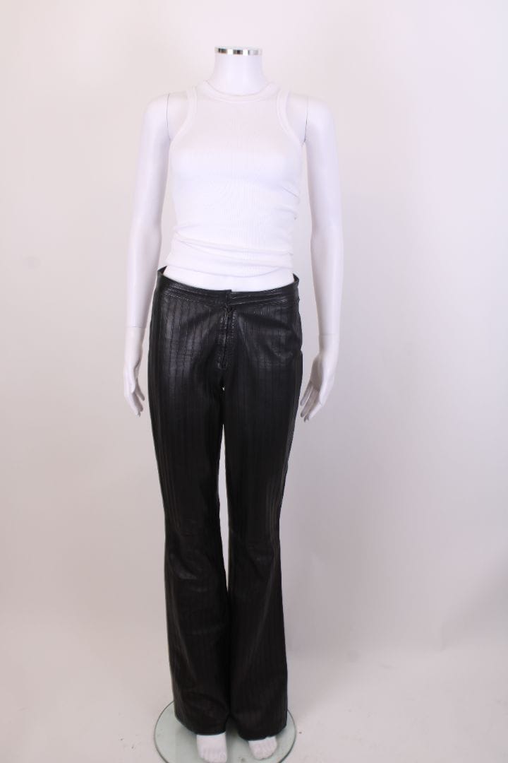 Gucci Gucci Tom Ford Leather Trousers Black 42