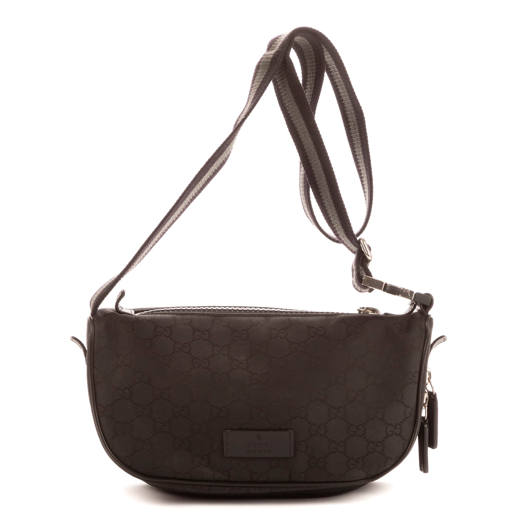 Gucci Gucci Black Canvas Bumbag EAH0467