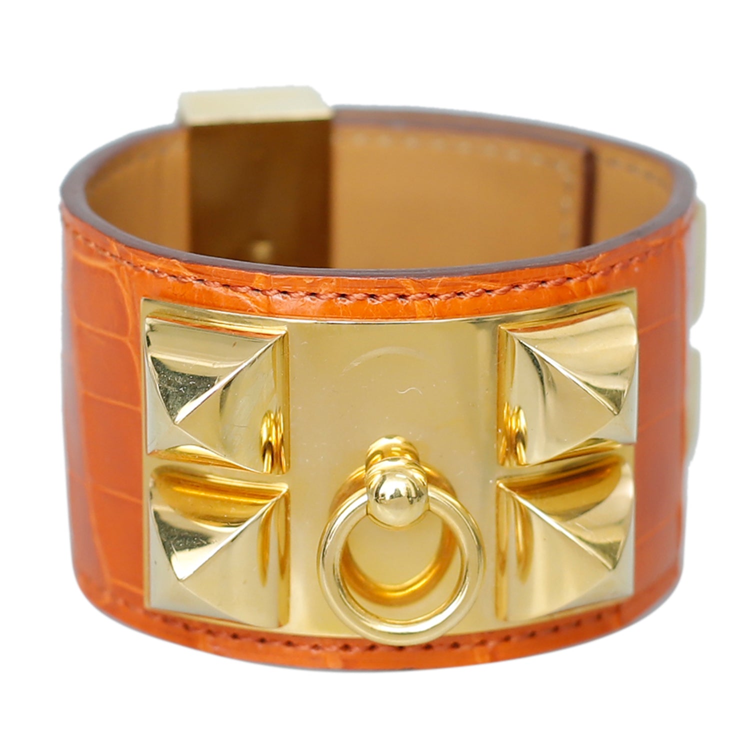 Hermès Alligator Collier De Chien Bracelet HER05988A