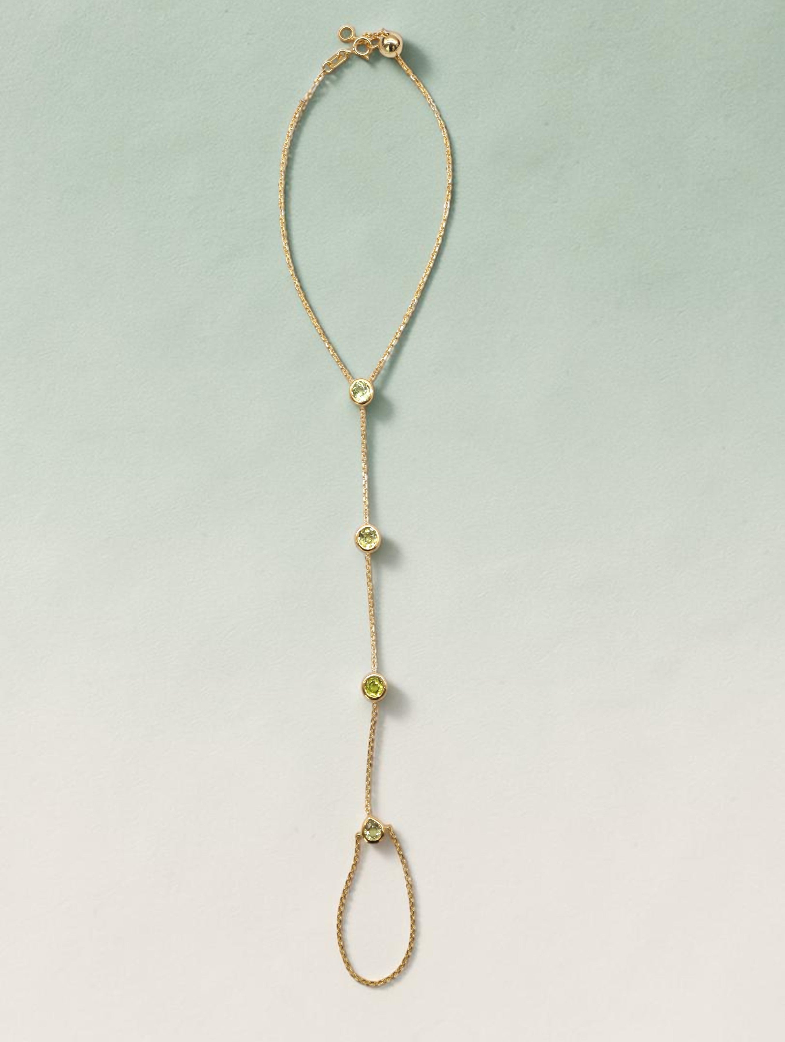 Mali Garnet Hand Chain DXBS6597