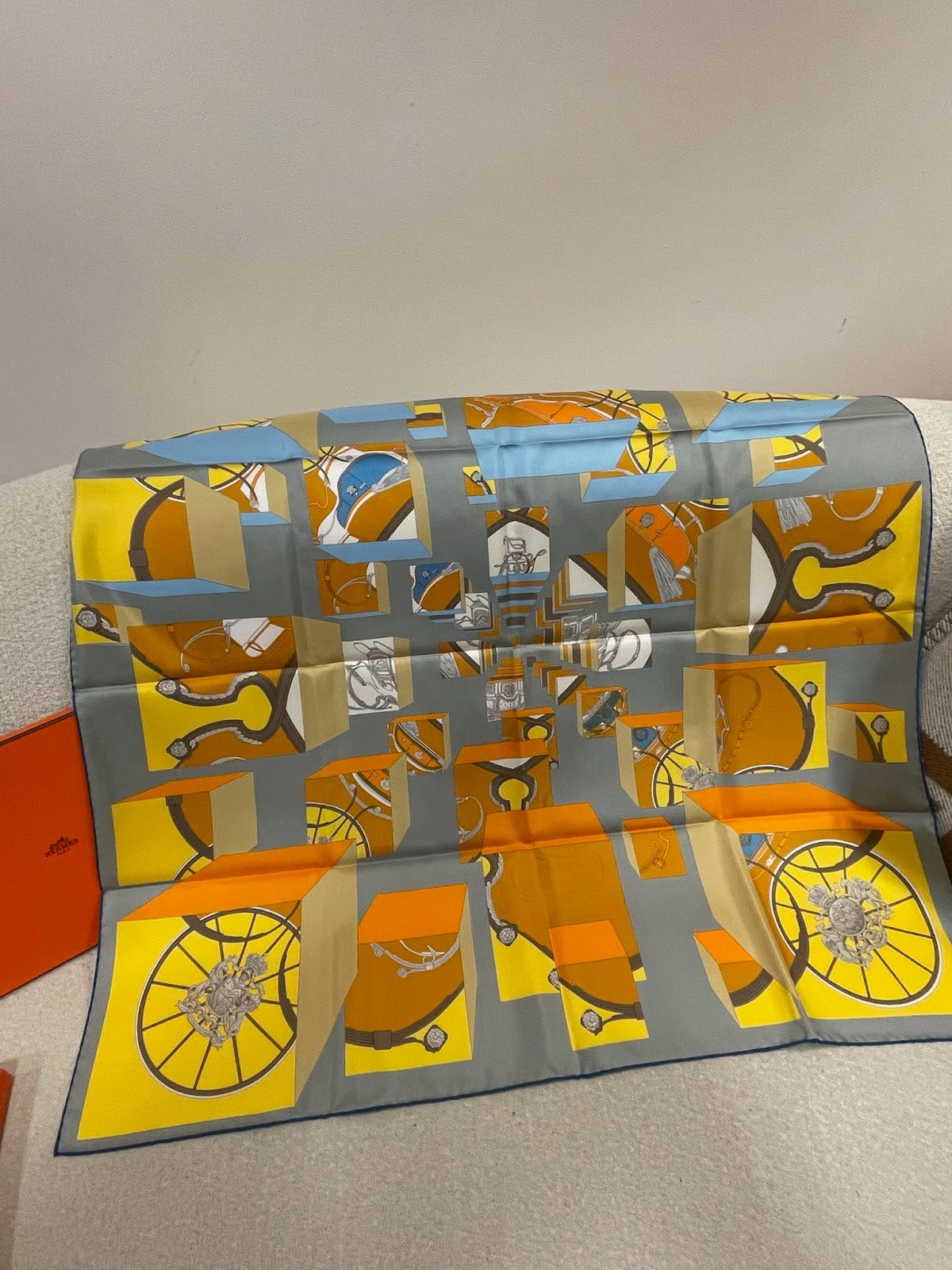 Hermes Hermes 90* 90 Silk Scarf ALC3700