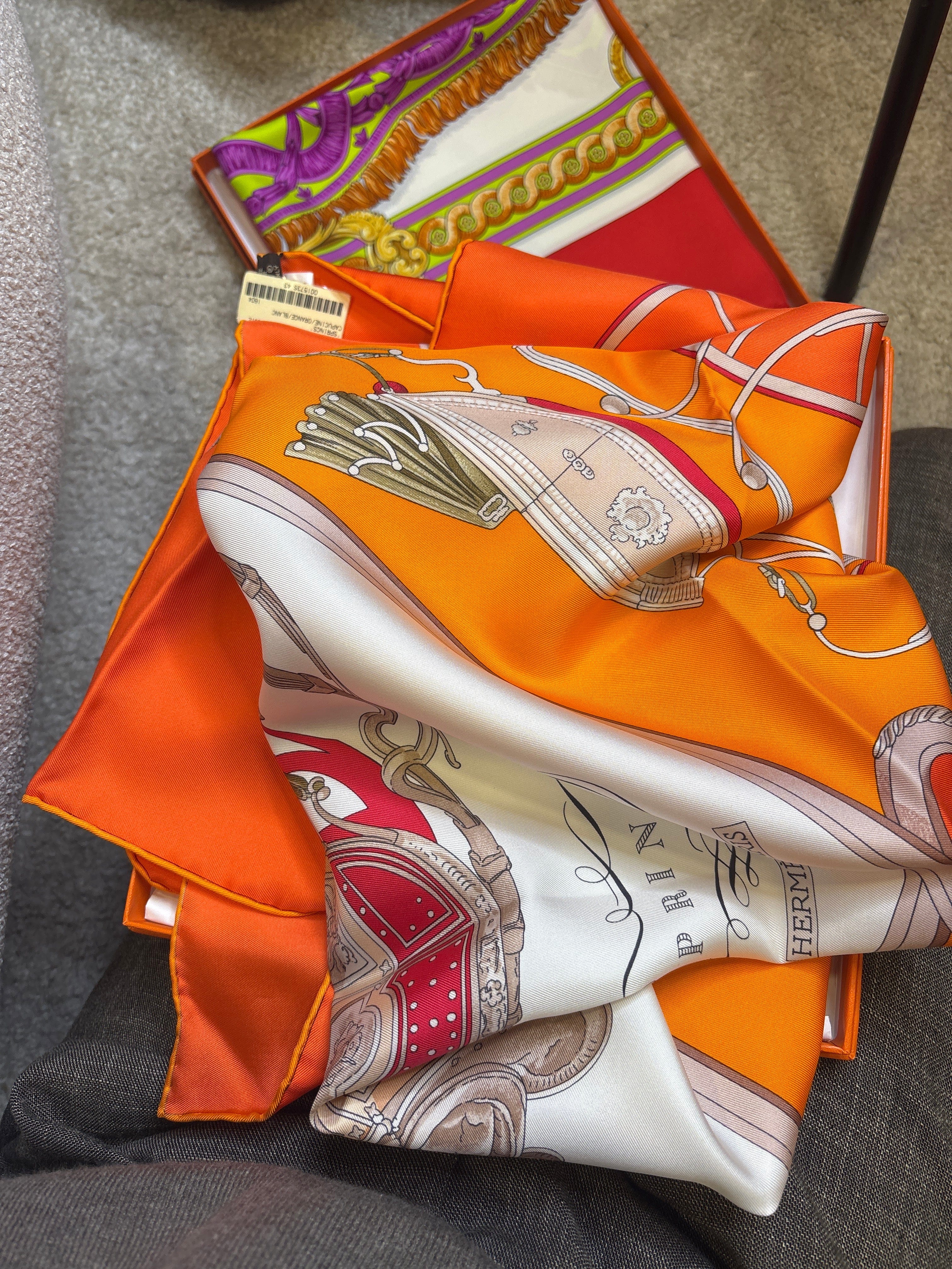 Hermes Hermes 90* 90 Silk Scarf ALC3740