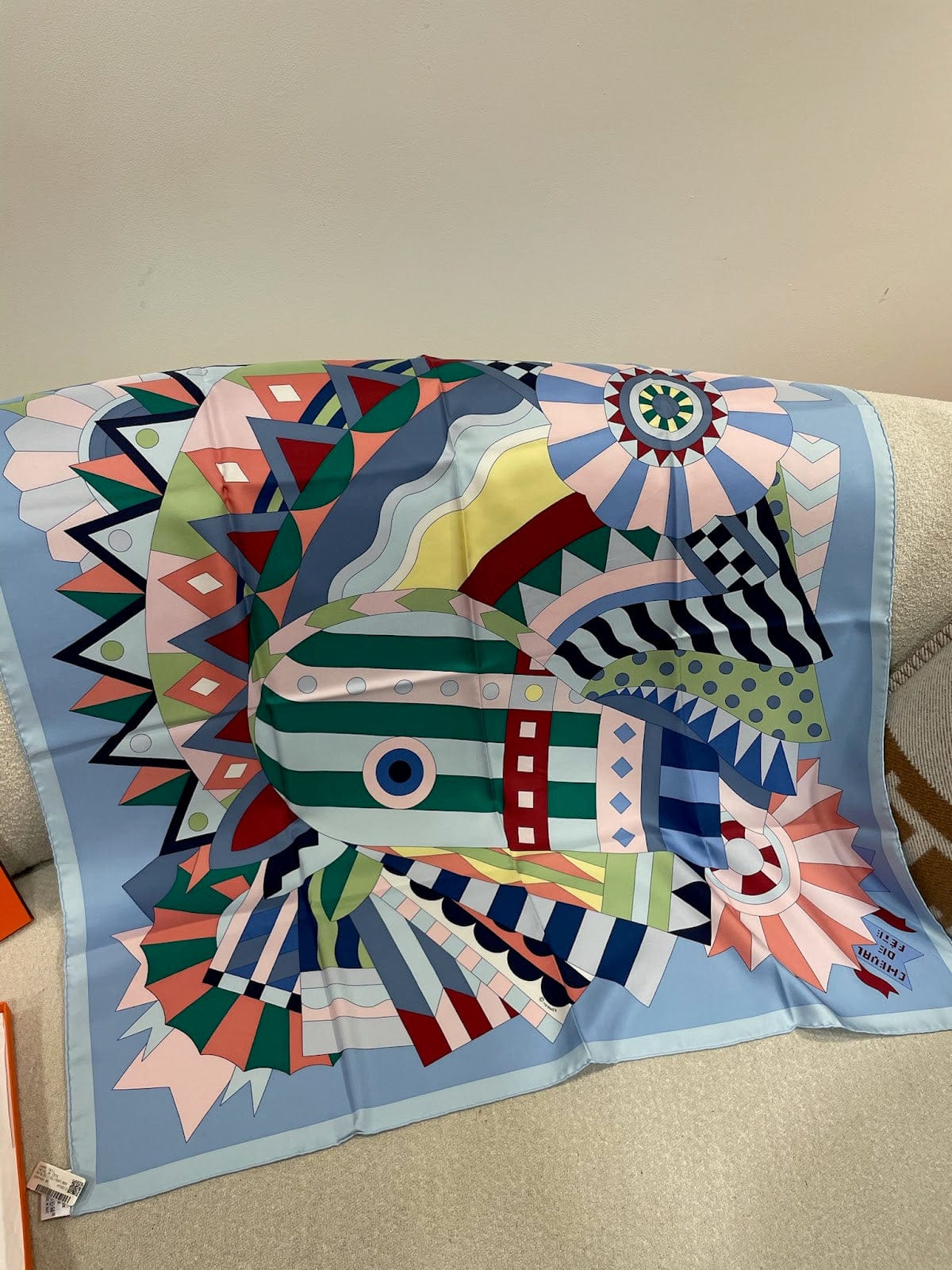 Hermes Hermes 90* 90 Silk Scarf ALC3741