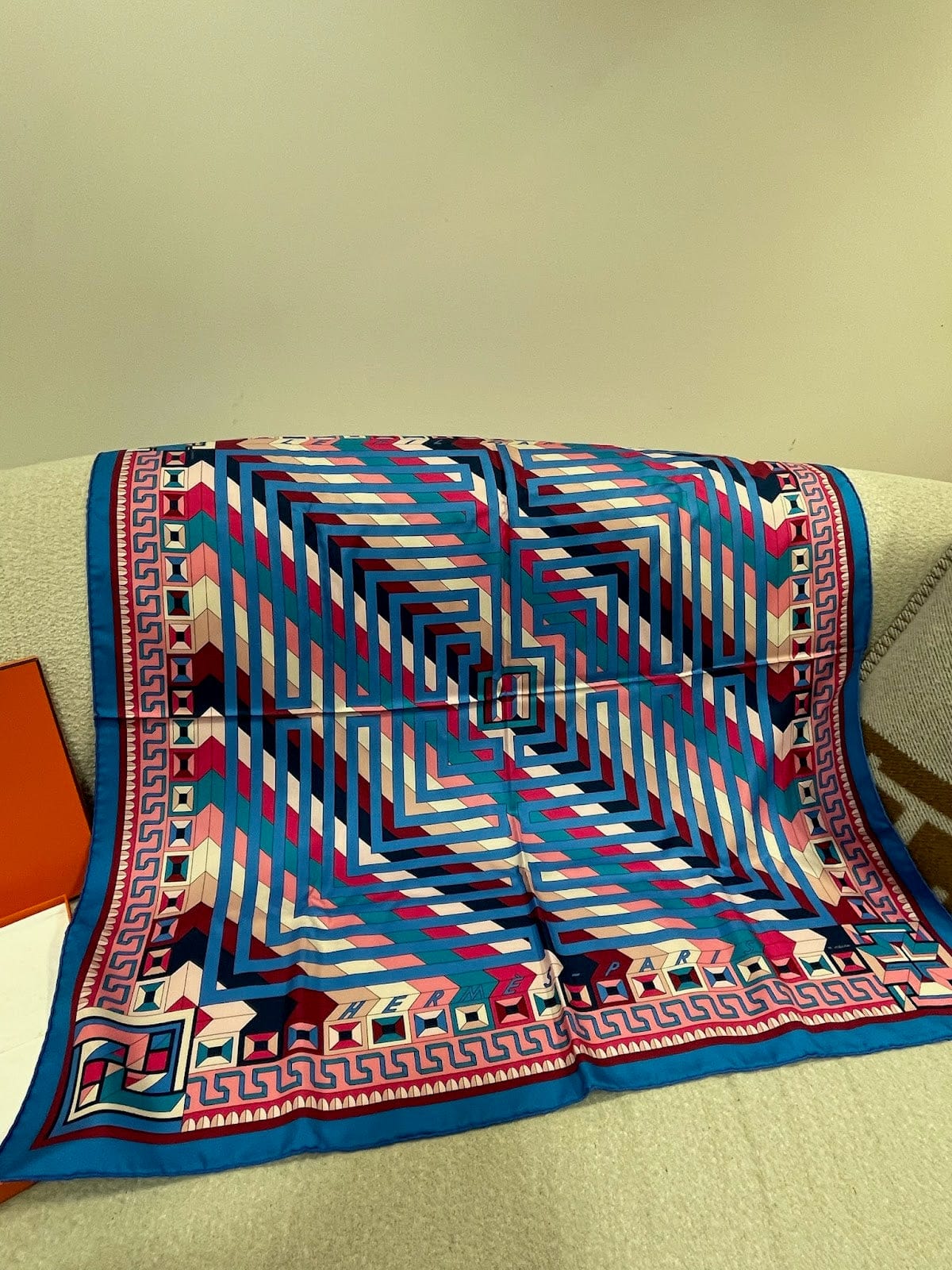 Hermes Hermes 90* 90 Silk Scarf ALC3742