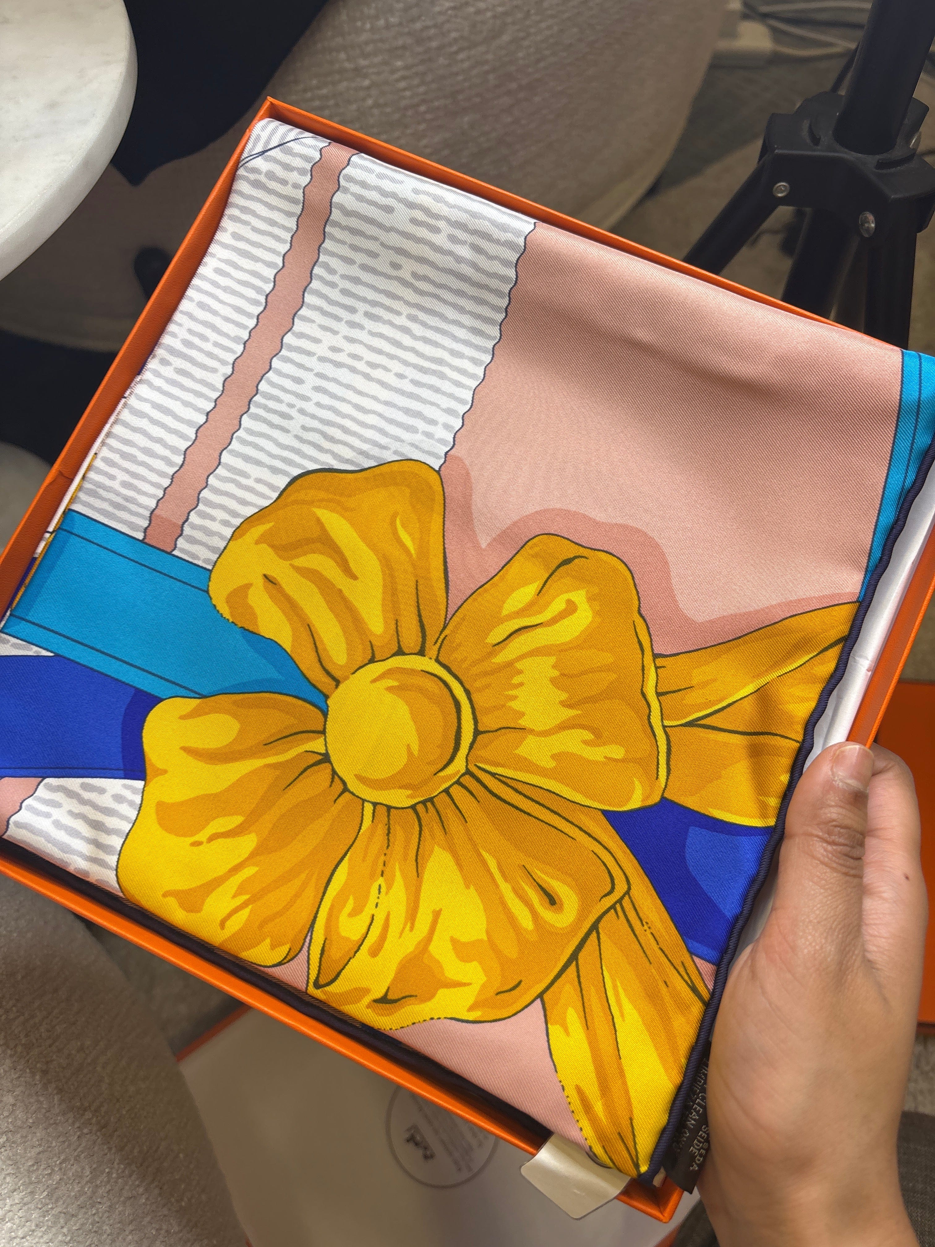 Hermes Hermes 90* 90 Silk Scarf ALC3743