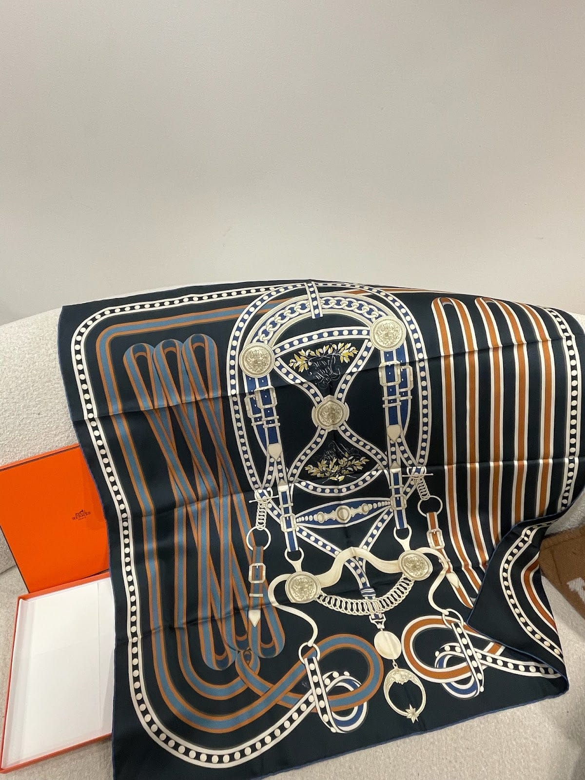 Hermes Hermes 90* 90 Silk Scarf ALC3748