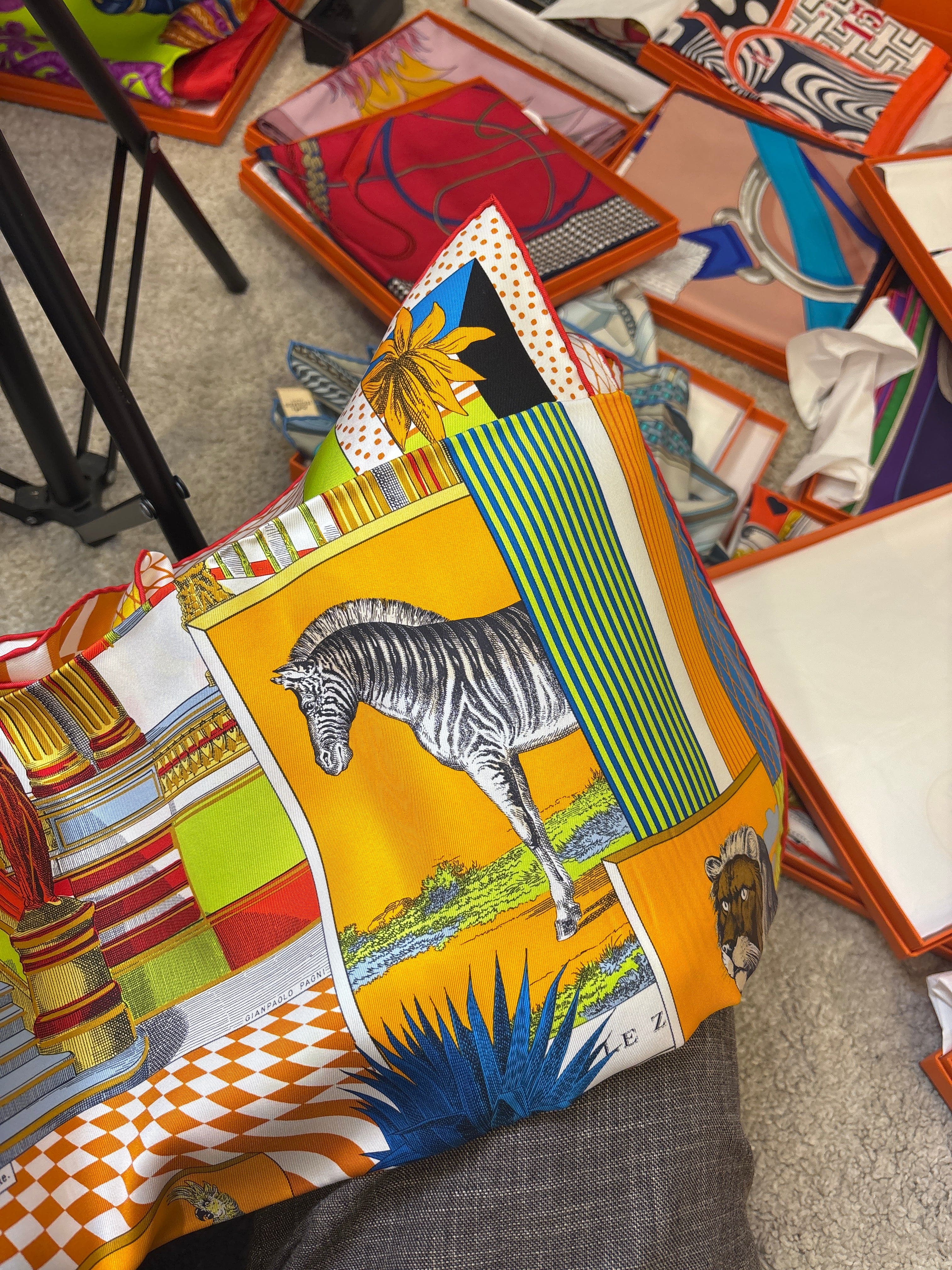 Hermes Hermes 90* 90 Silk Scarf ALC3761