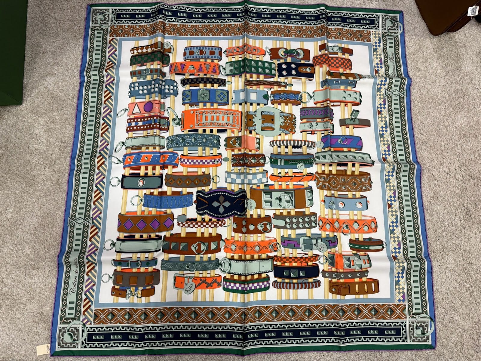 Hermes Hermes 90* 90 Silk Scarf ALC3762