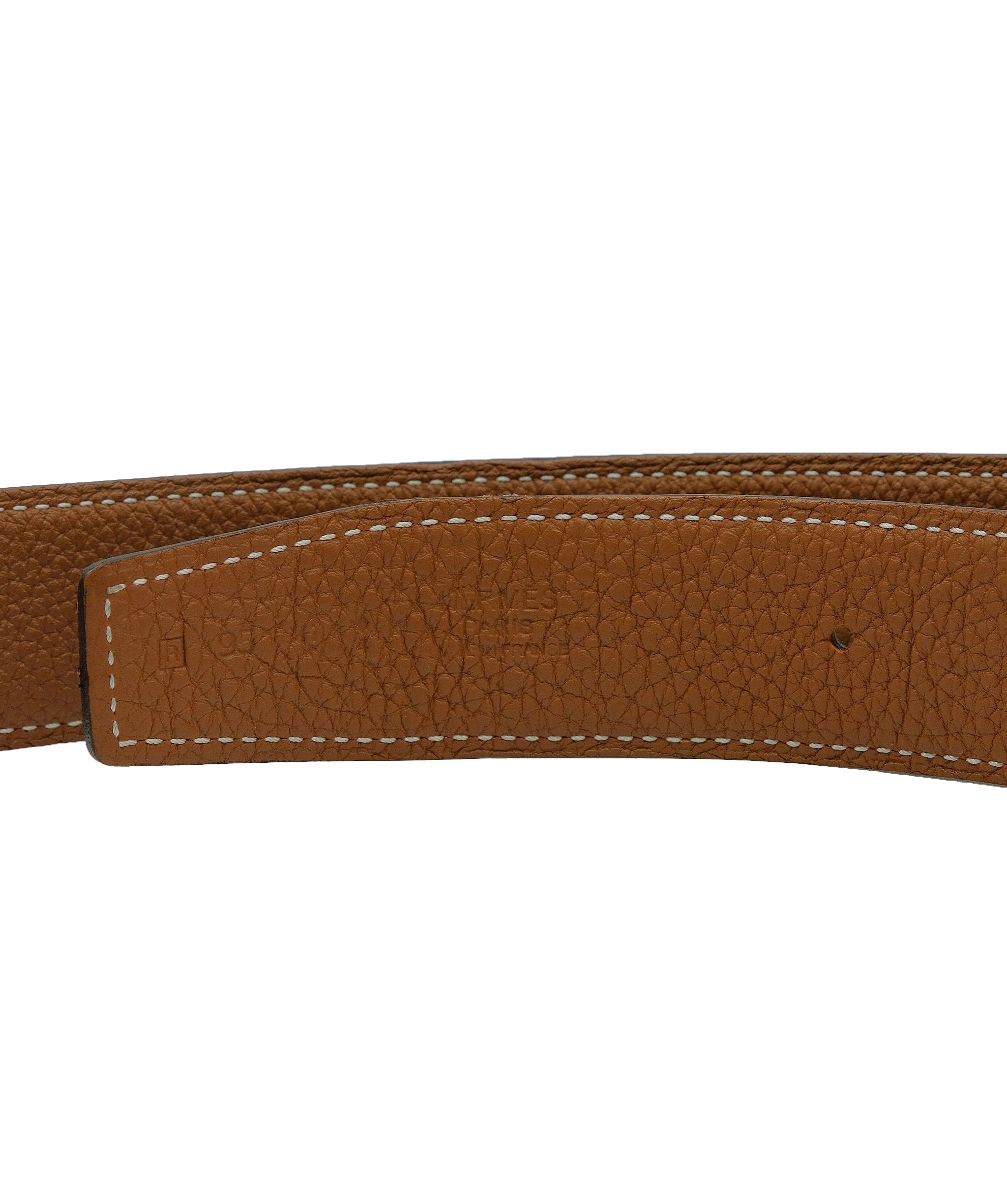 Hermès Hermes Belt Black w/ Brown 95 RJC3140