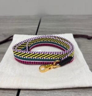 HERMES HERMES Canvas Woven Shoulder Strap with Gold Buckle 3072601060858
