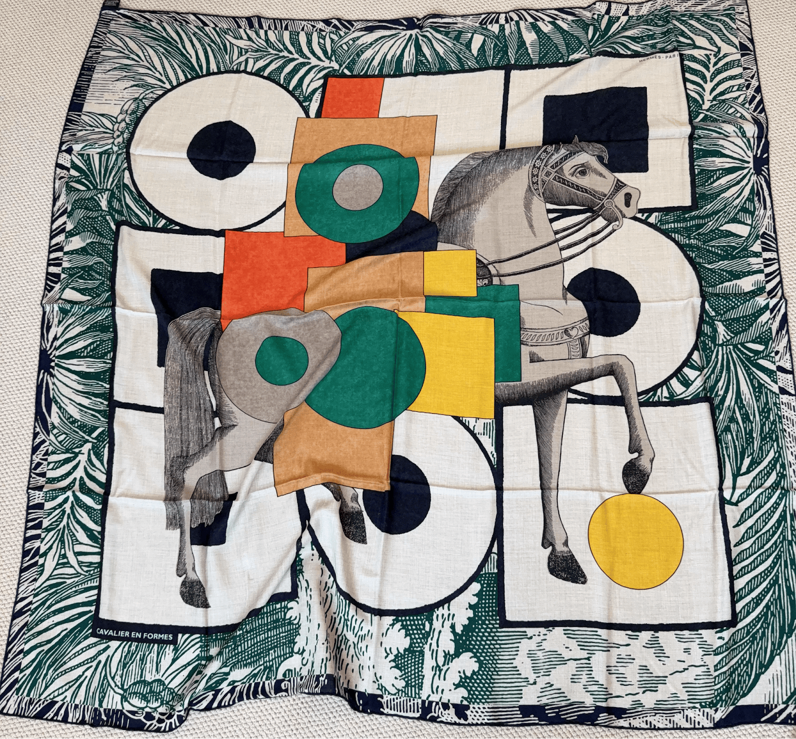 Hermes Hermes cashmere Scarf AKC0549