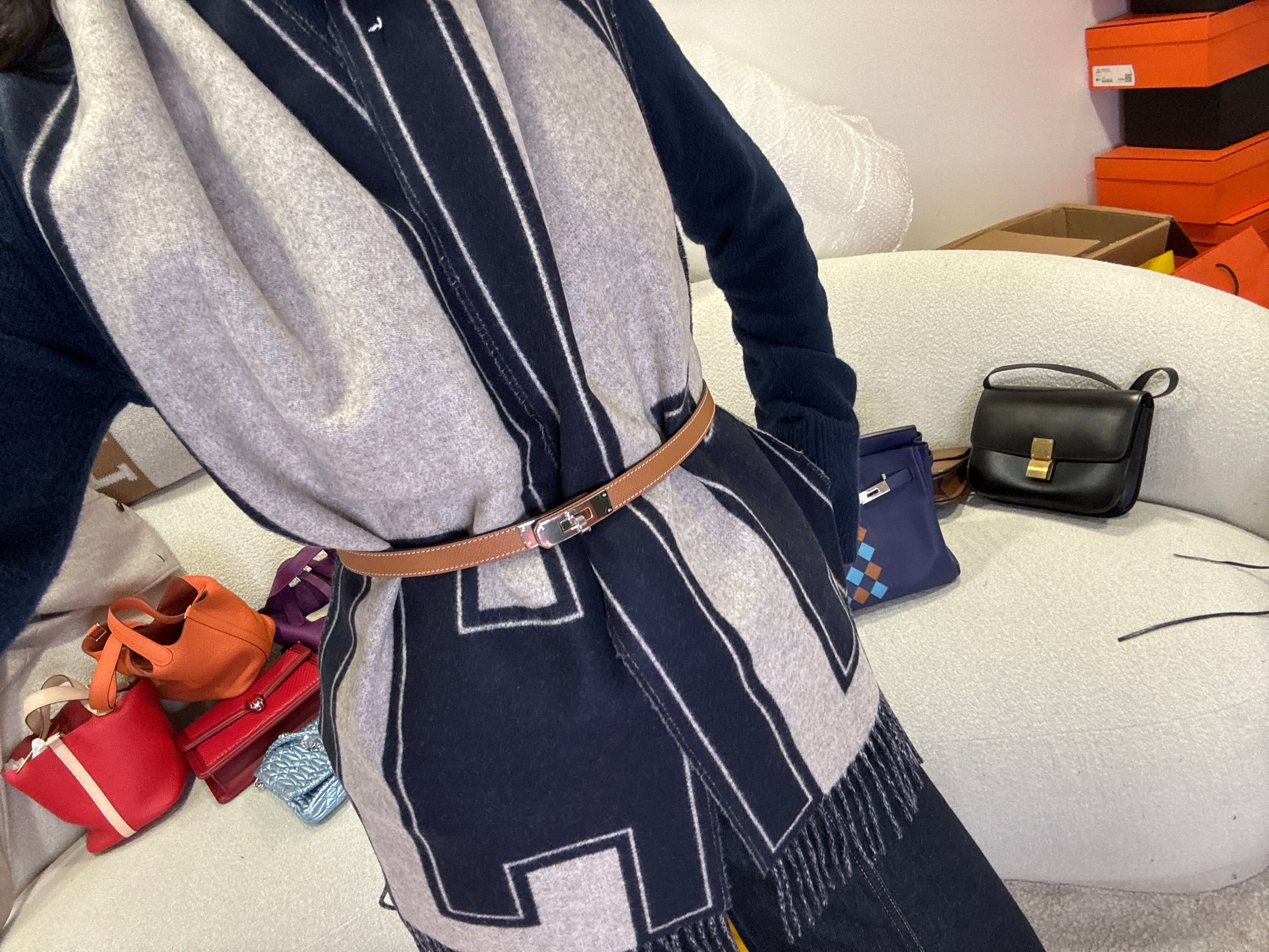 Hermes Hermes cashmere Scarf ALC3693